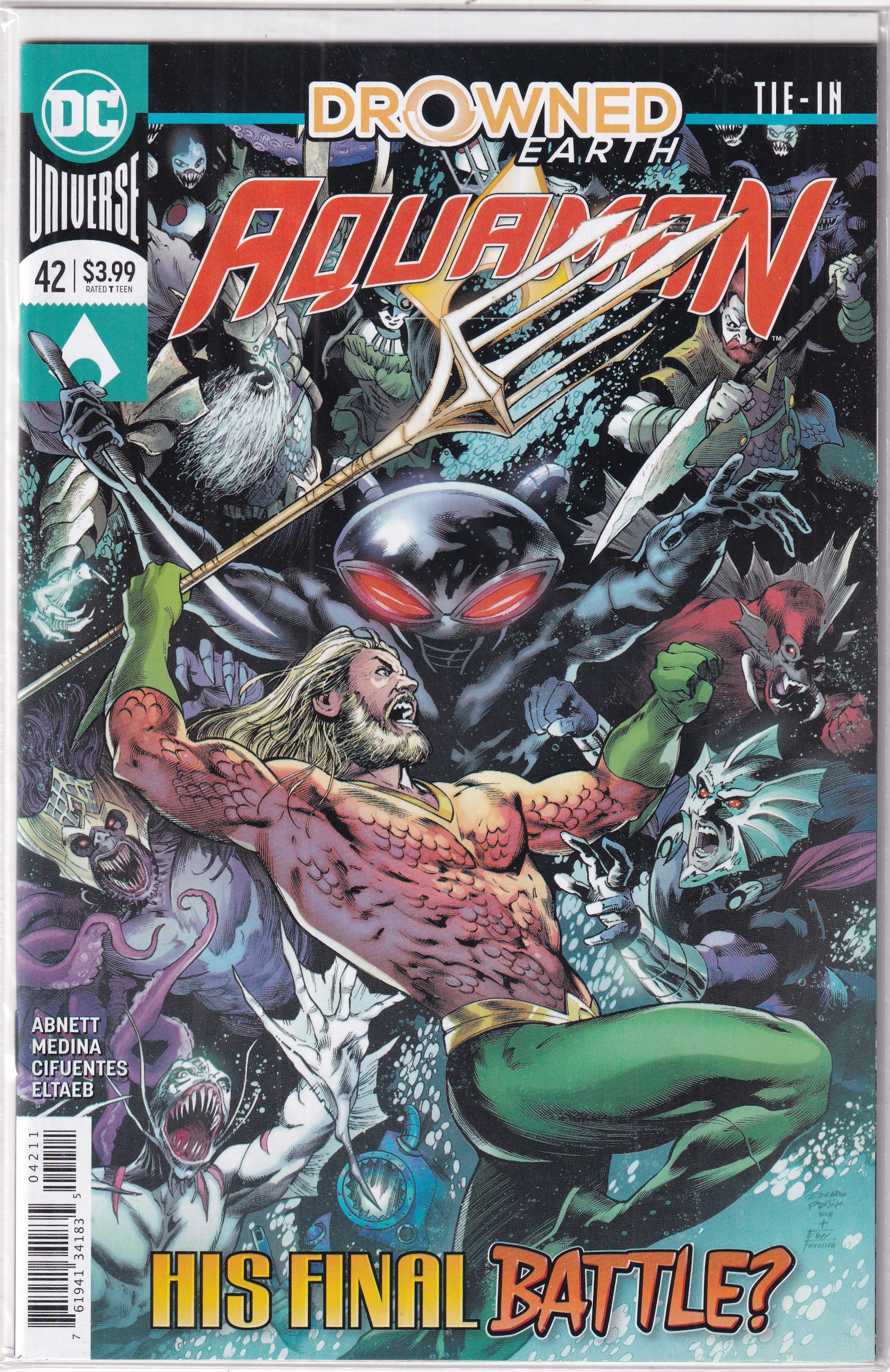 DROWNED EARTH AQUAMAN #42 - Slab City Comics 