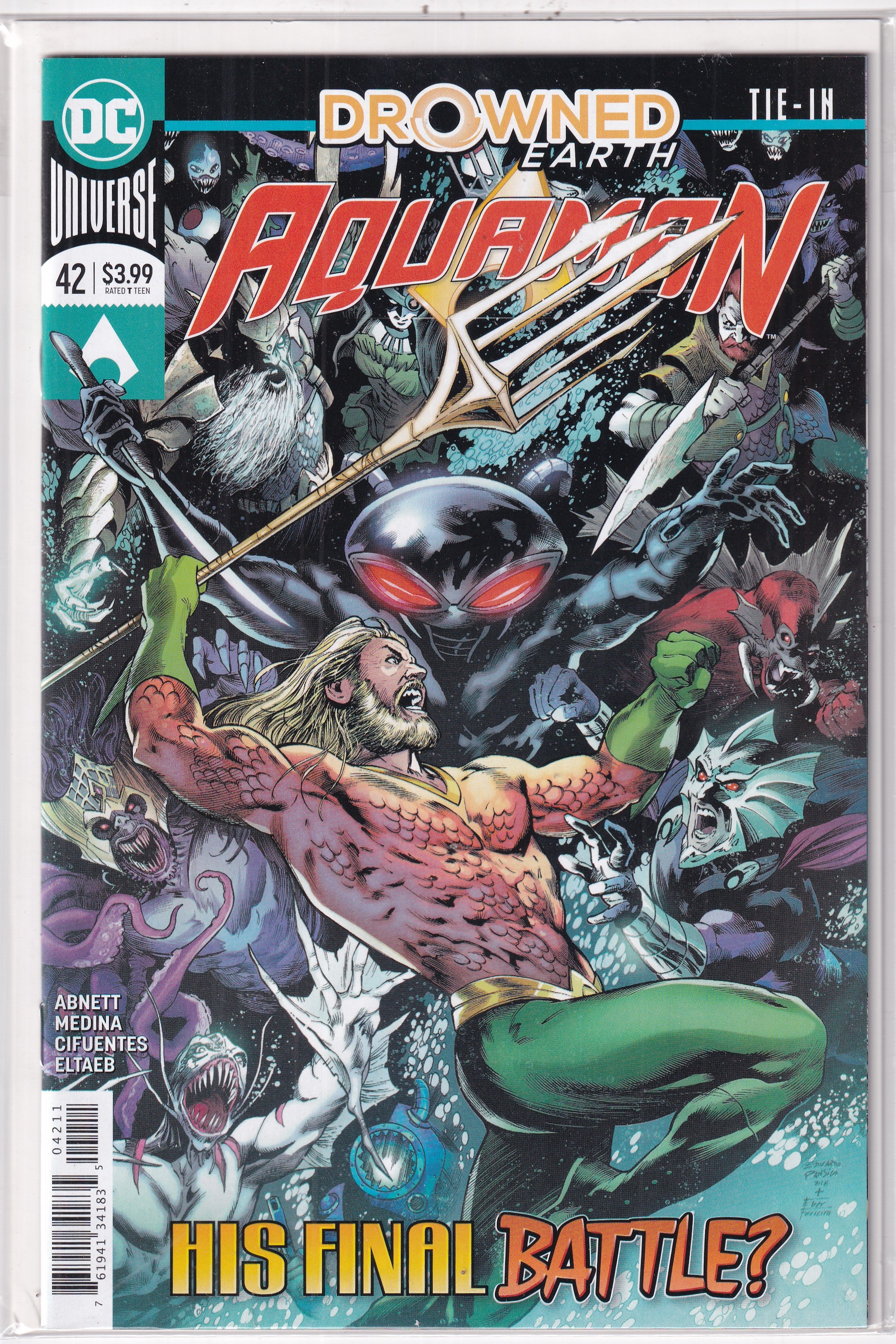 DROWNED EARTH AQUAMAN #42 - Slab City Comics 