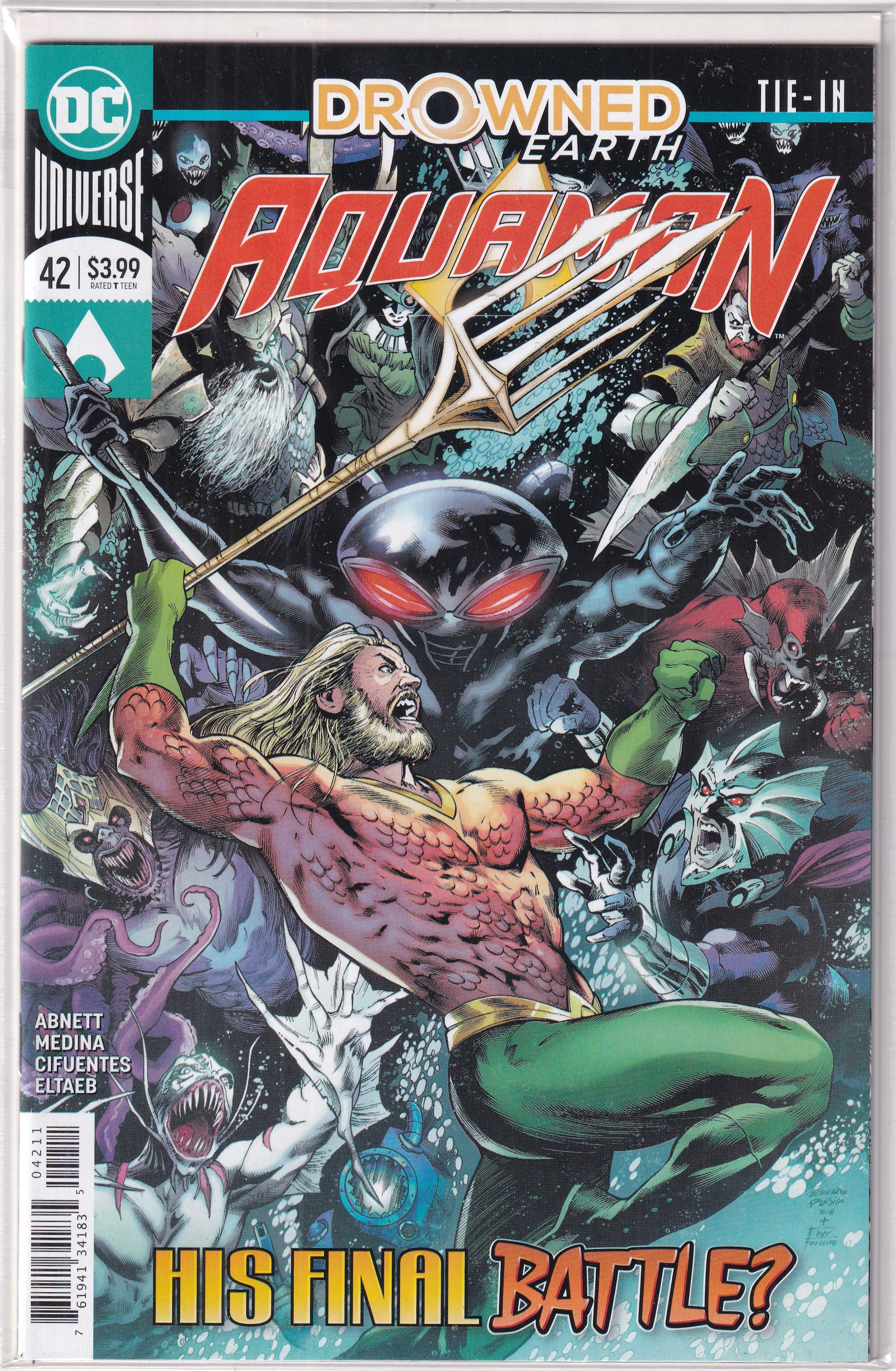 DROWNED EARTH AQUAMAN #42 - Slab City Comics 