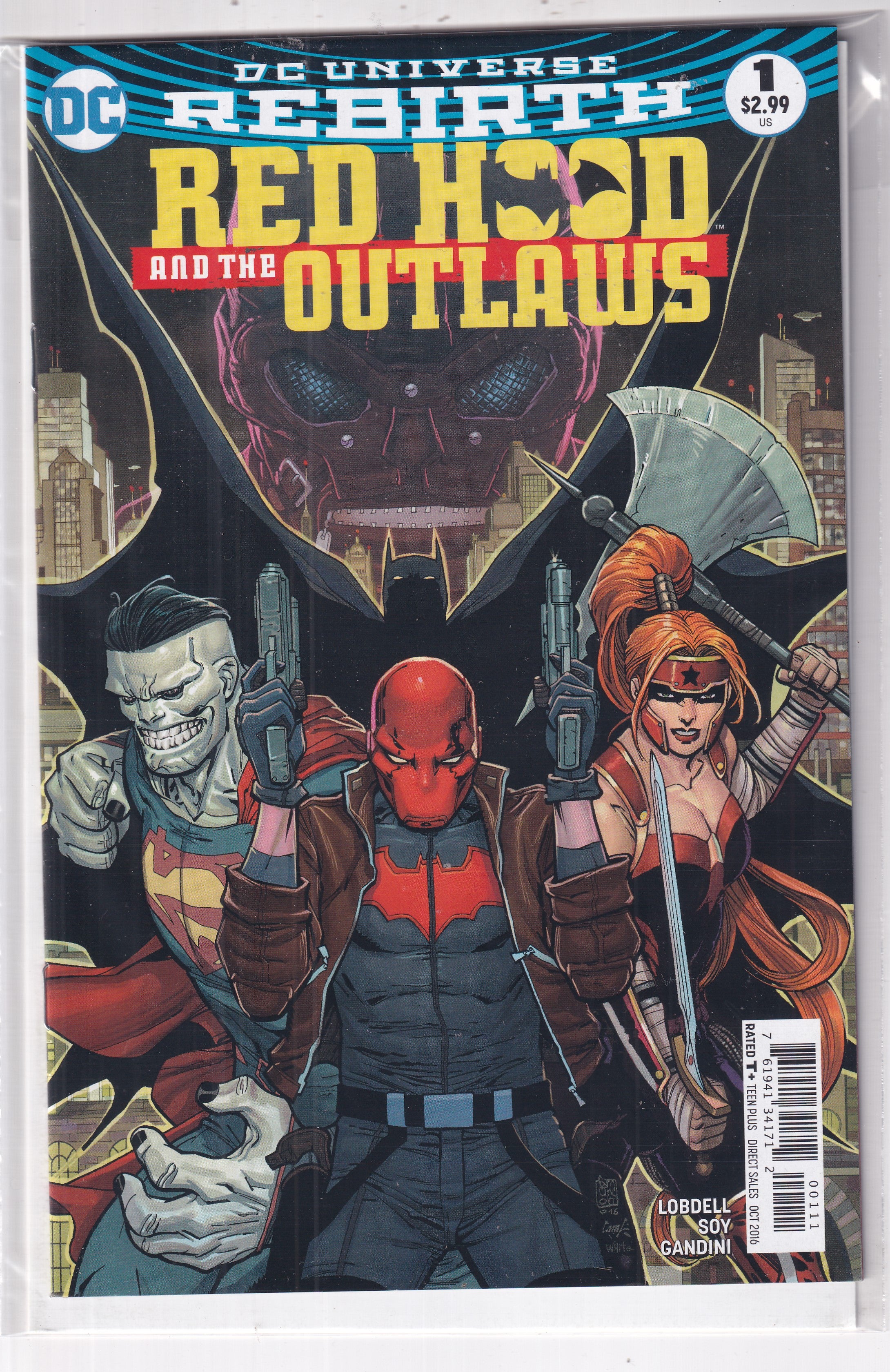 DC UNIVERSE REBIRTH RED HOOD AND THE OUTLAWS #1 - Slab City Comics 