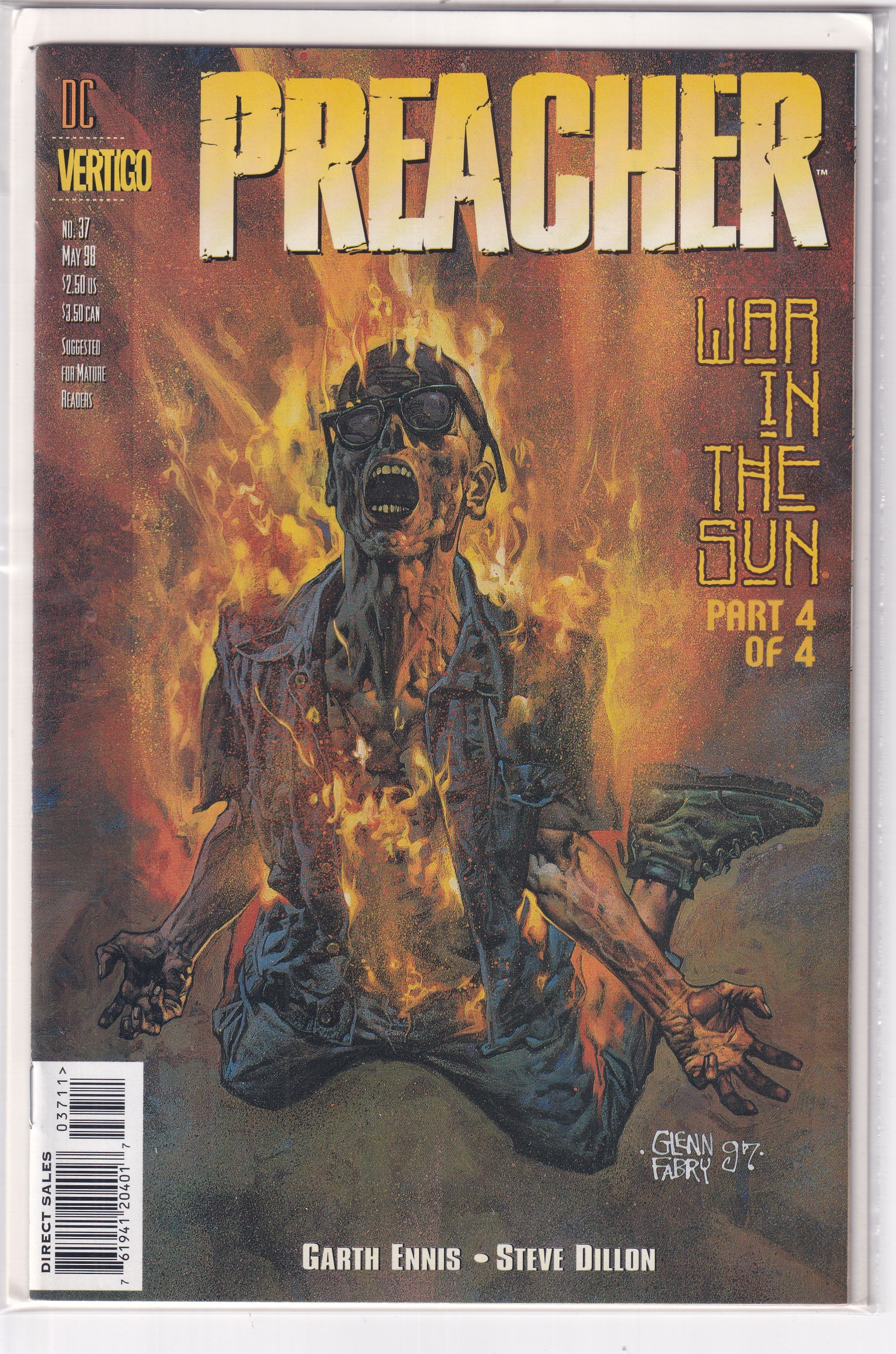 PREACHER #37 - Slab City Comics 