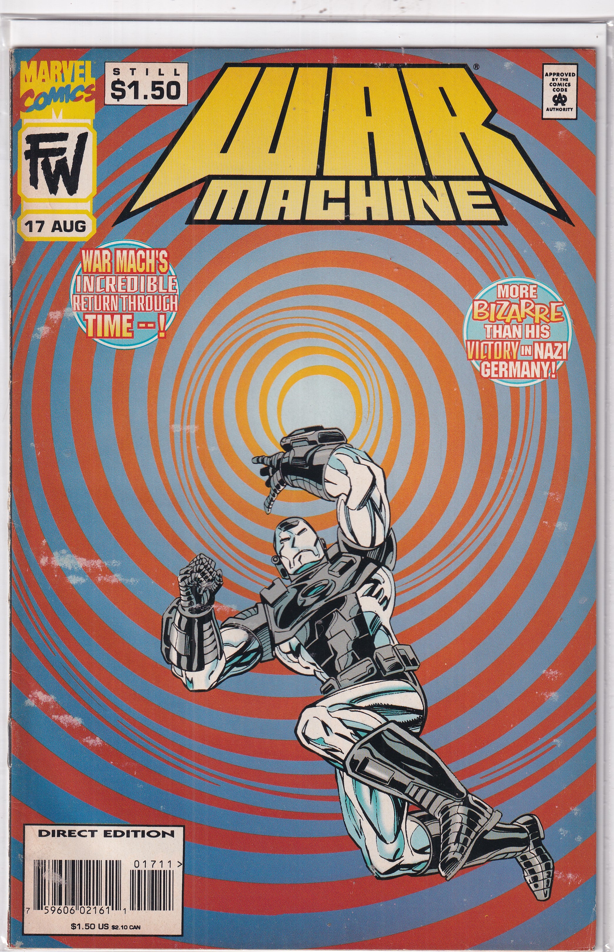 WAR MACHINE #17 - Slab City Comics 