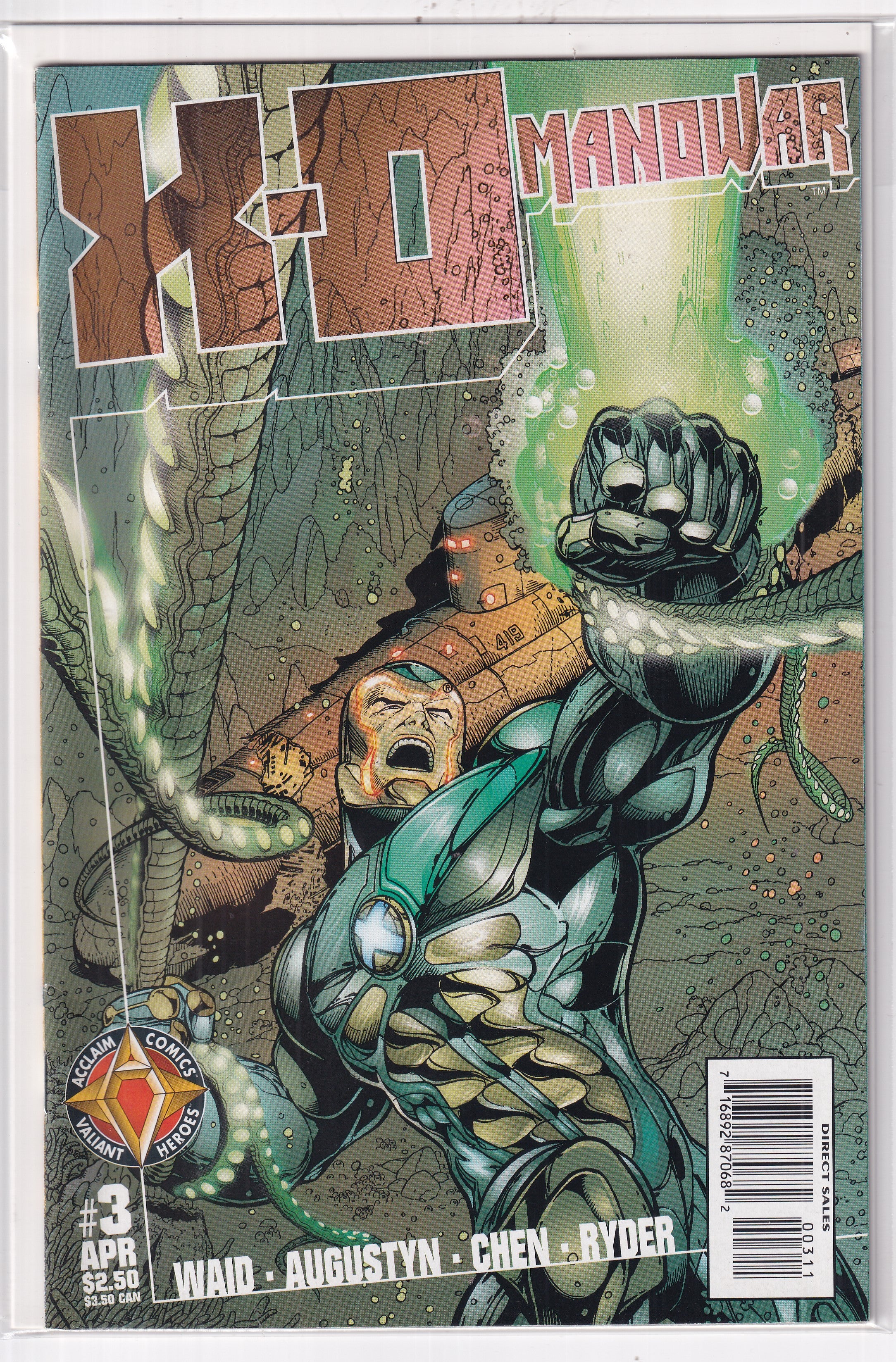 X-O MANOWAR #3 - Slab City Comics 