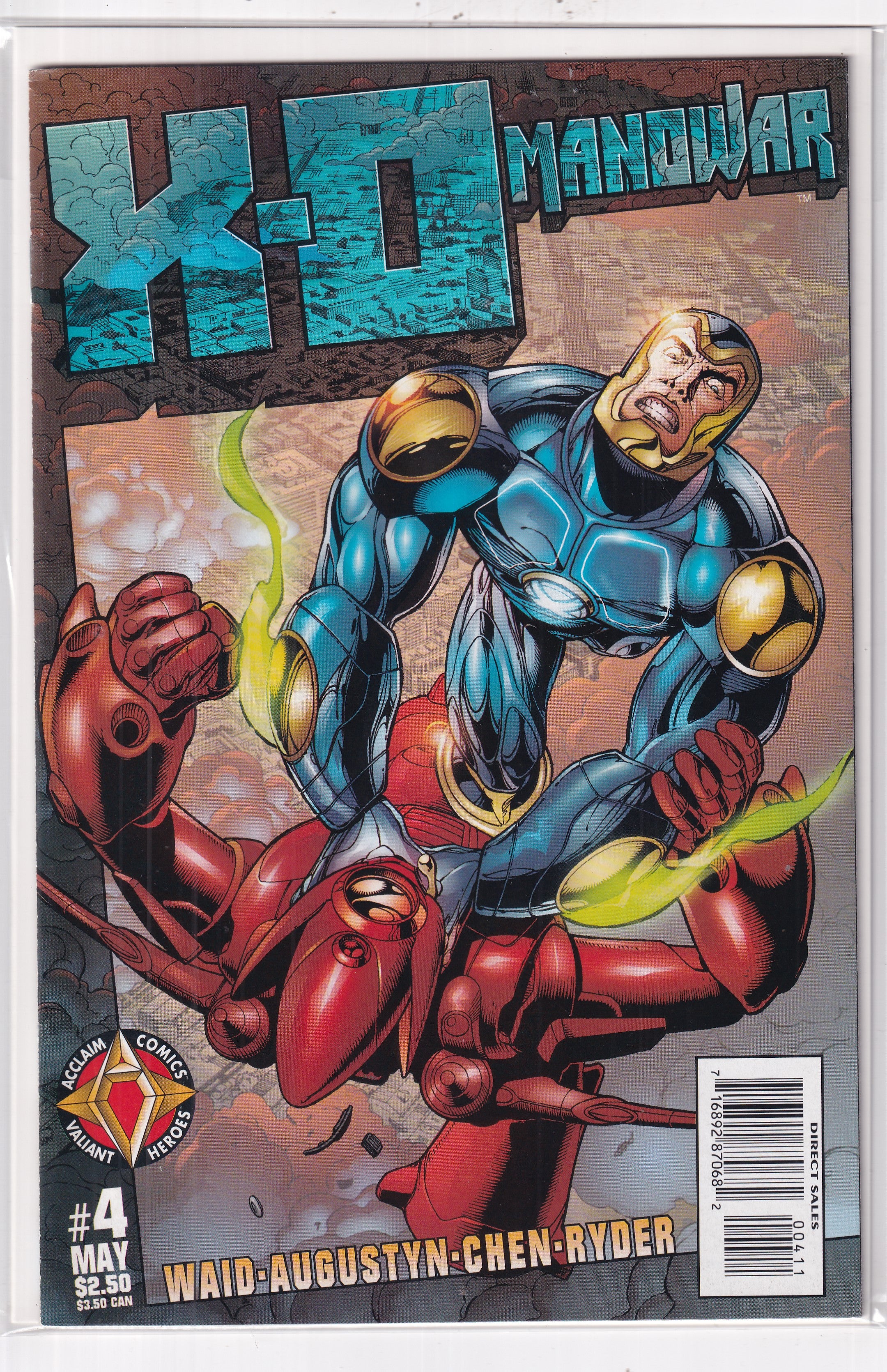 X-O MANOWAR #4 - Slab City Comics 