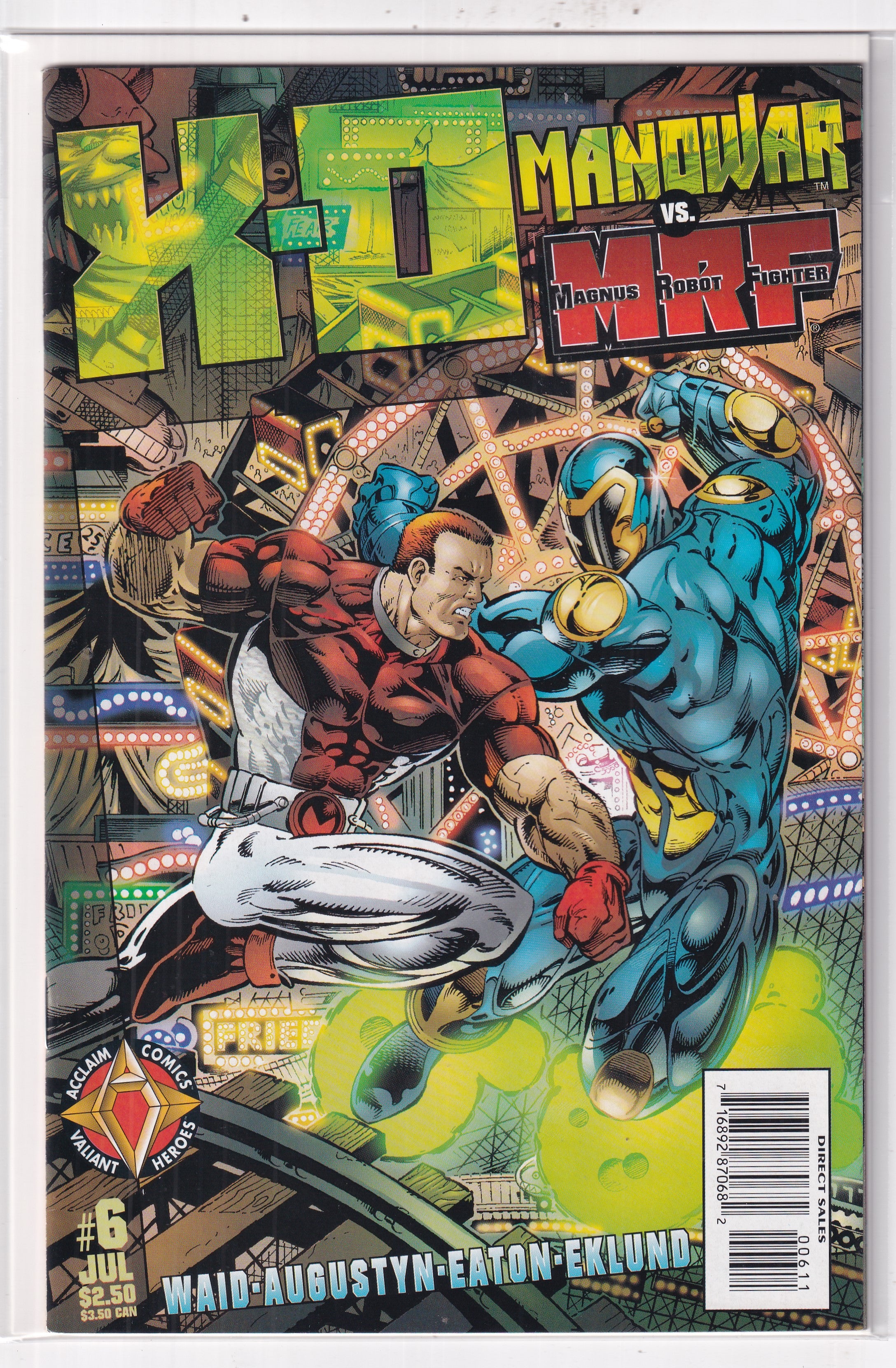 X- MANOWAR VS MRF #6 - Slab City Comics 