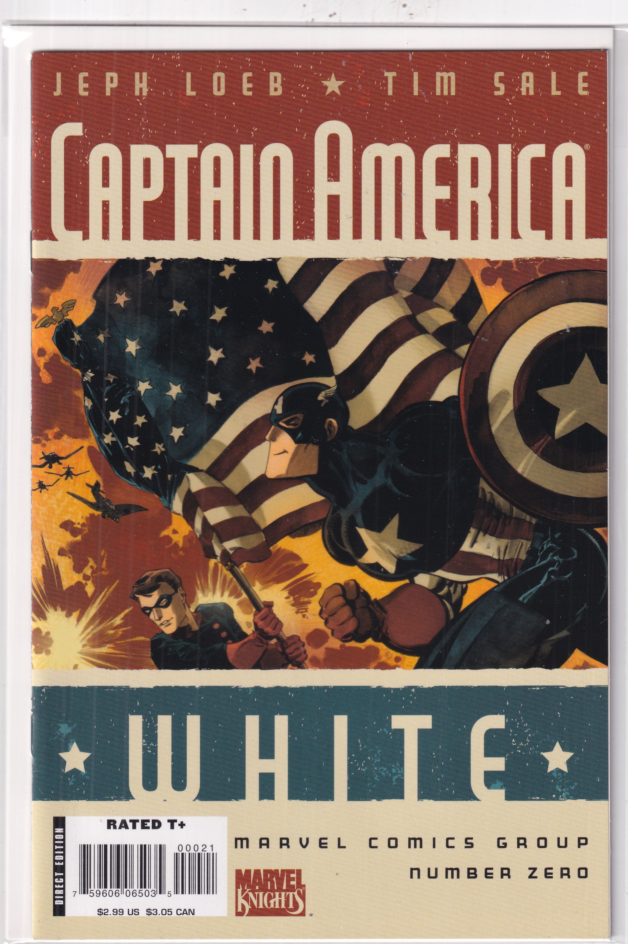 CAPTAIN AMERICA WHITE #0 - Slab City Comics 