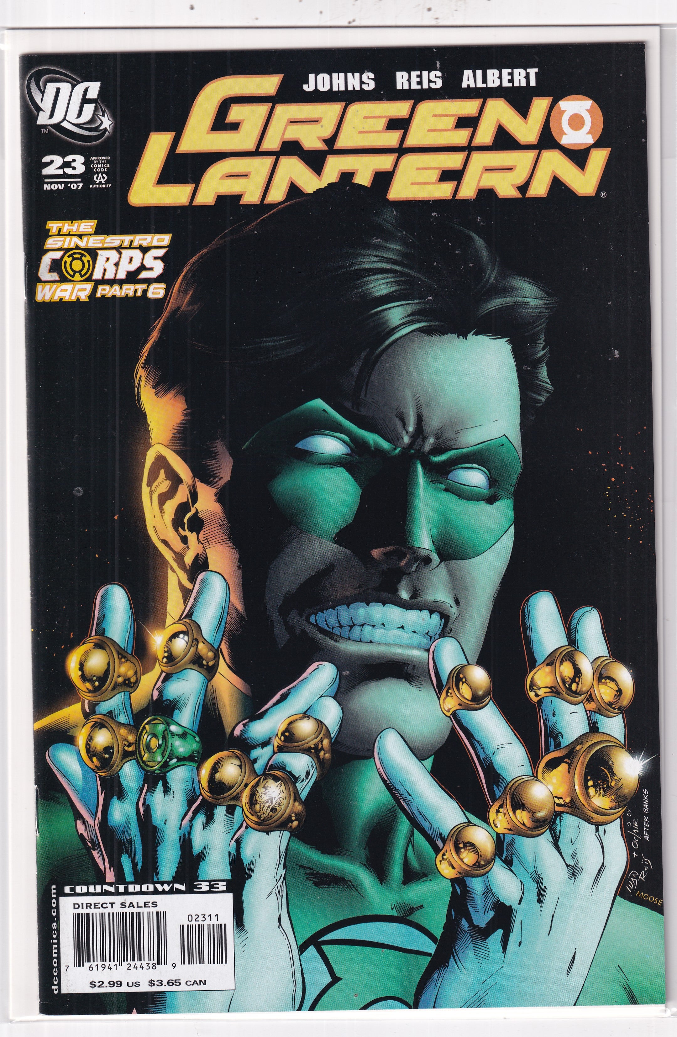 GREEN LANTERN SINESTRO CORPS WAR #23 - Slab City Comics 