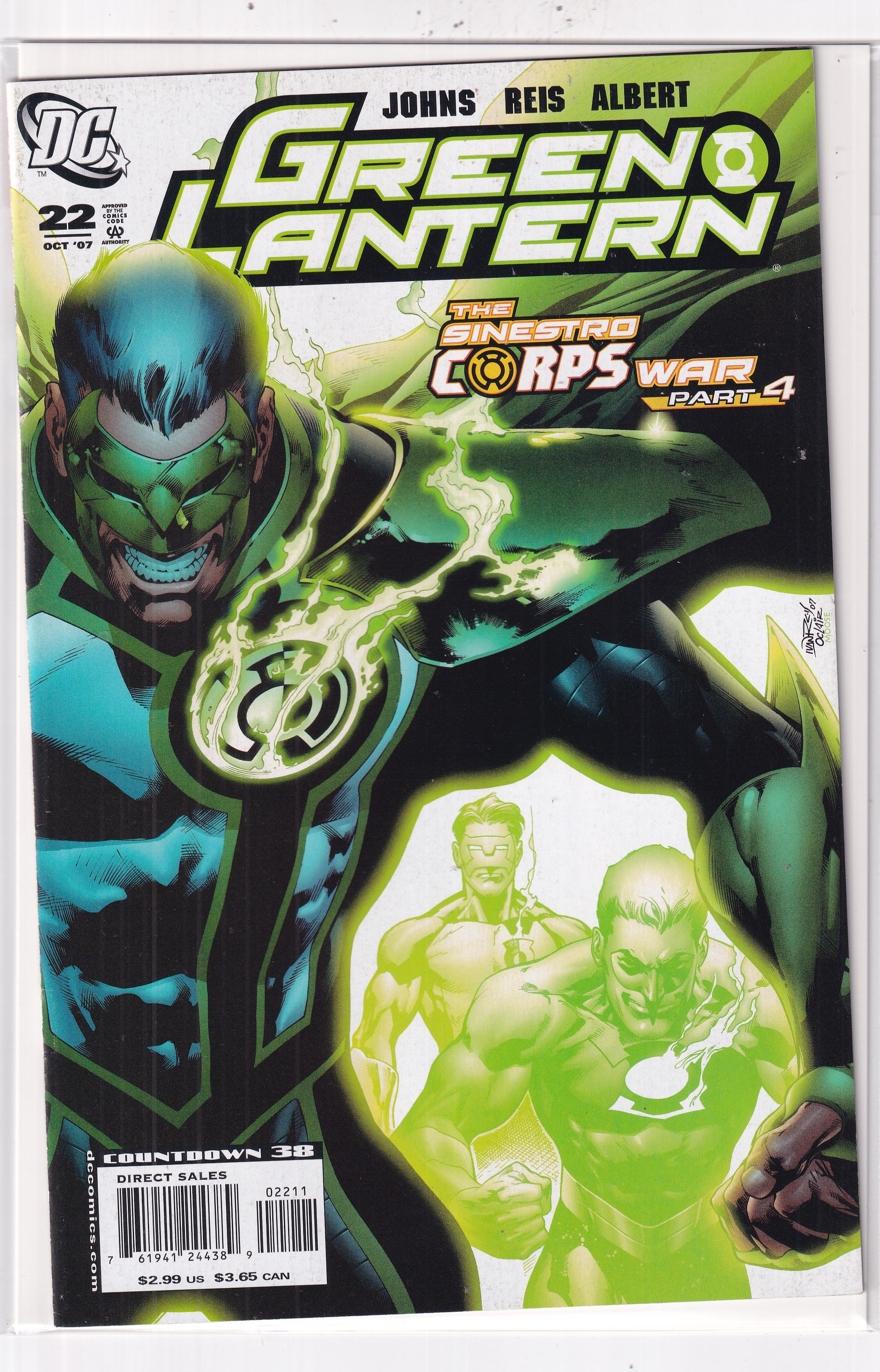 GREEN LANTERN  SINESTRO CORPS WAR #22 - Slab City Comics 