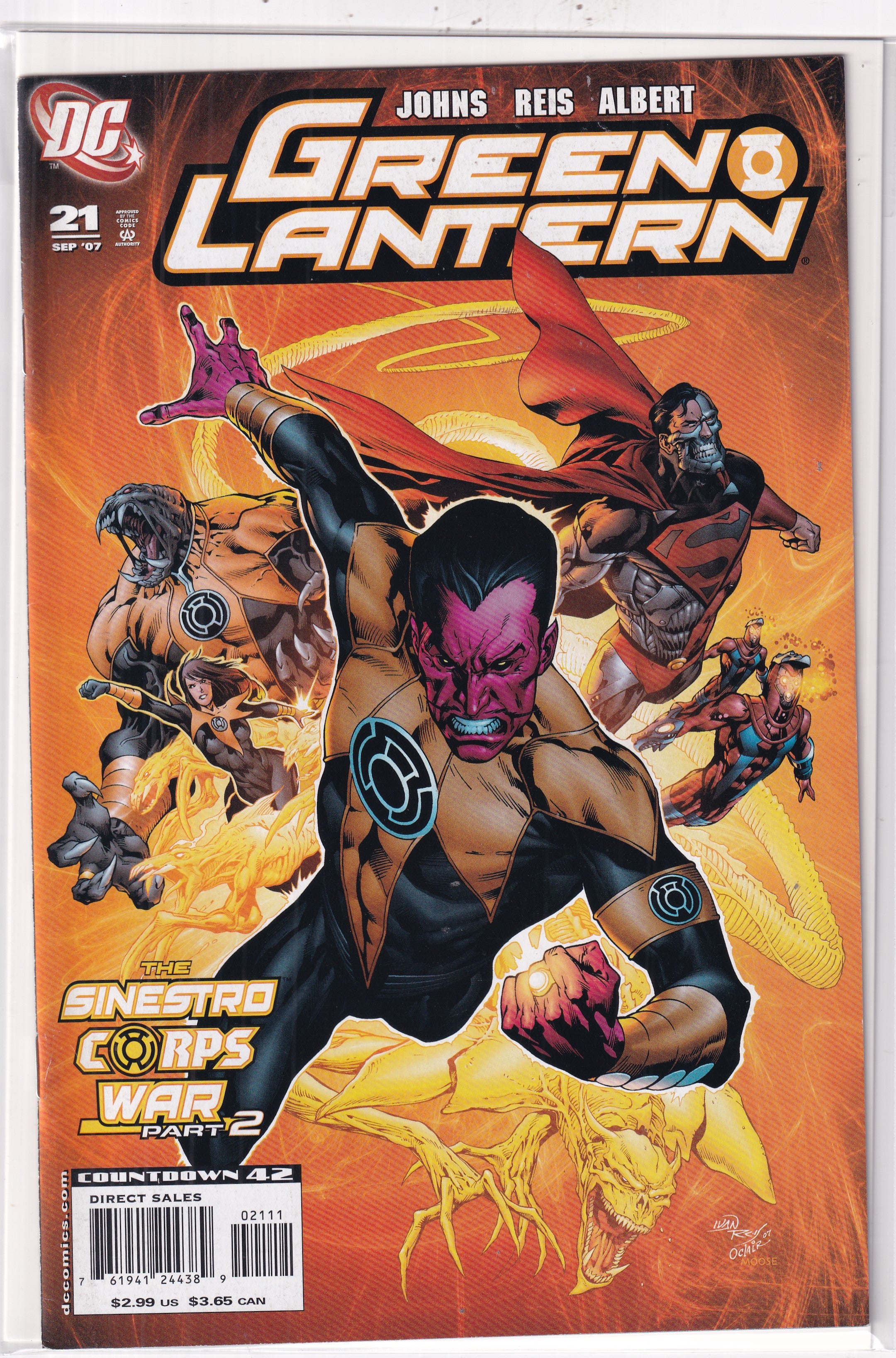 GREEN LANTERN #21 - Slab City Comics 