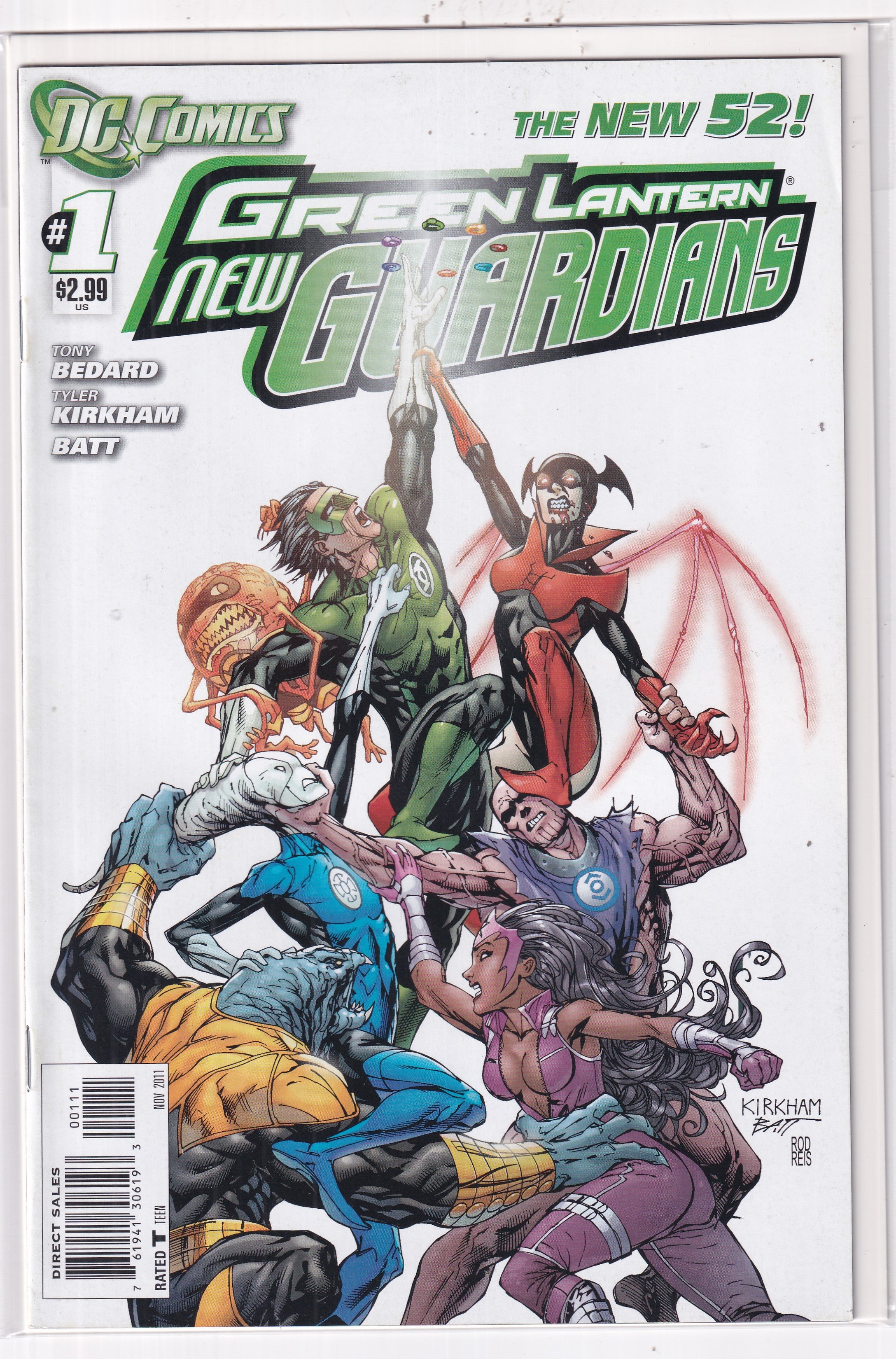 GREEN LANTERN NEW GUARDIANS #1 - Slab City Comics 