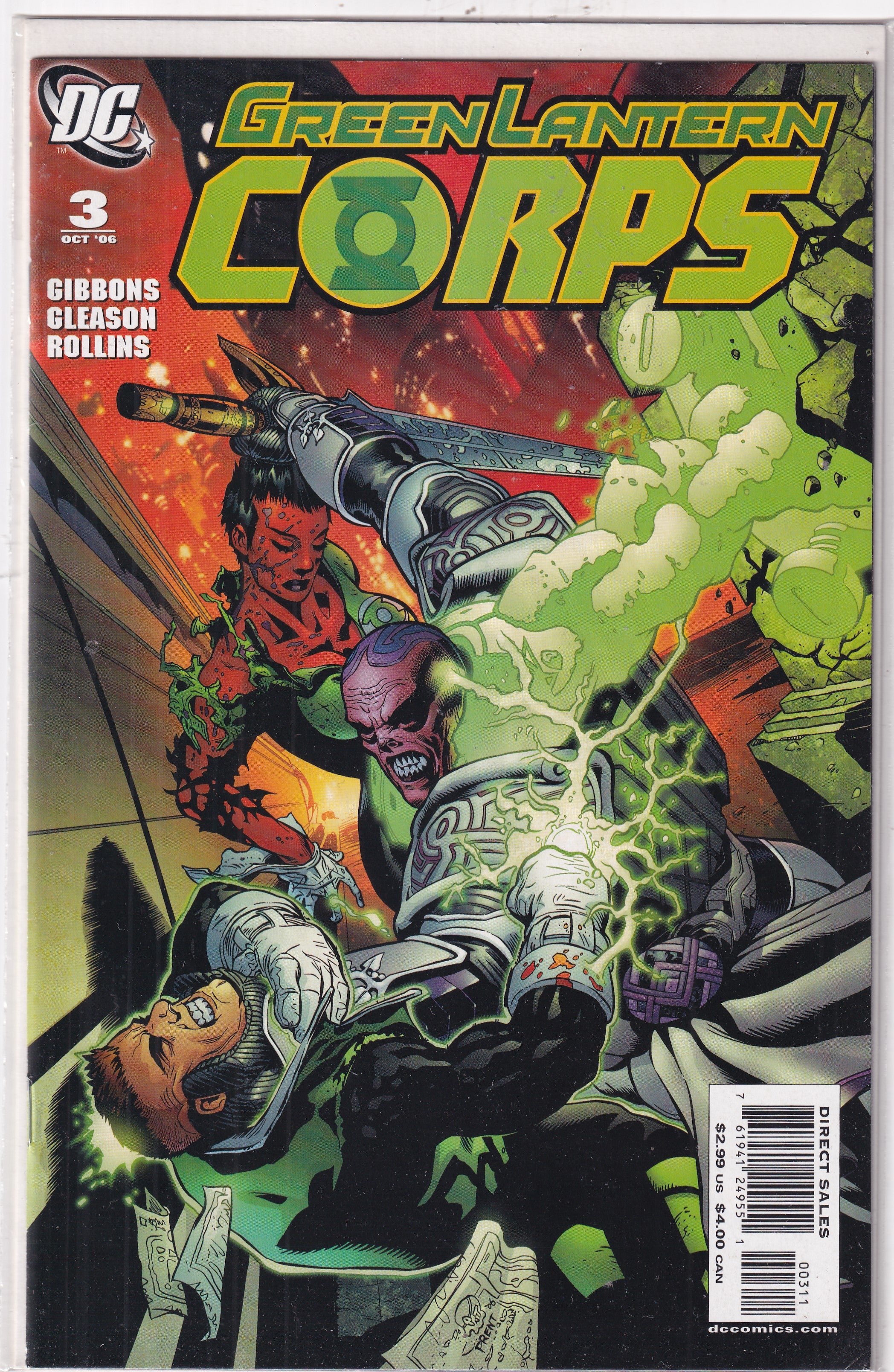 GREEN LANTERN CORPS #3 - Slab City Comics 