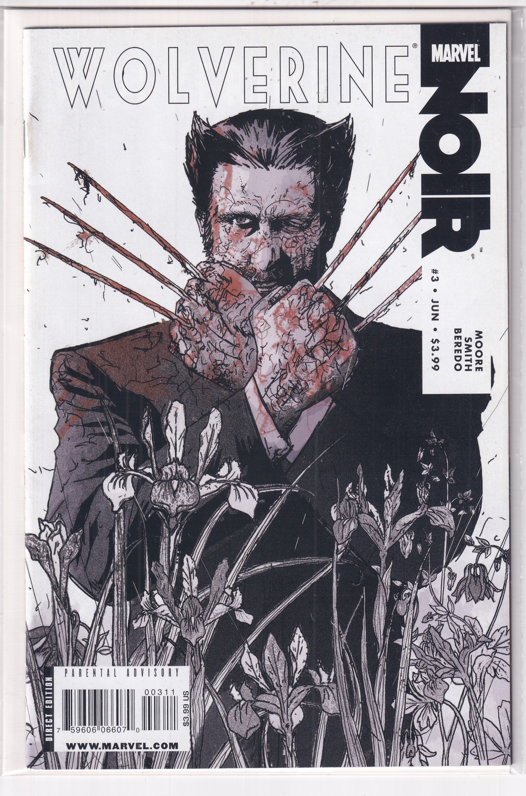 WOLVERINE #3 NOIR - Slab City Comics 