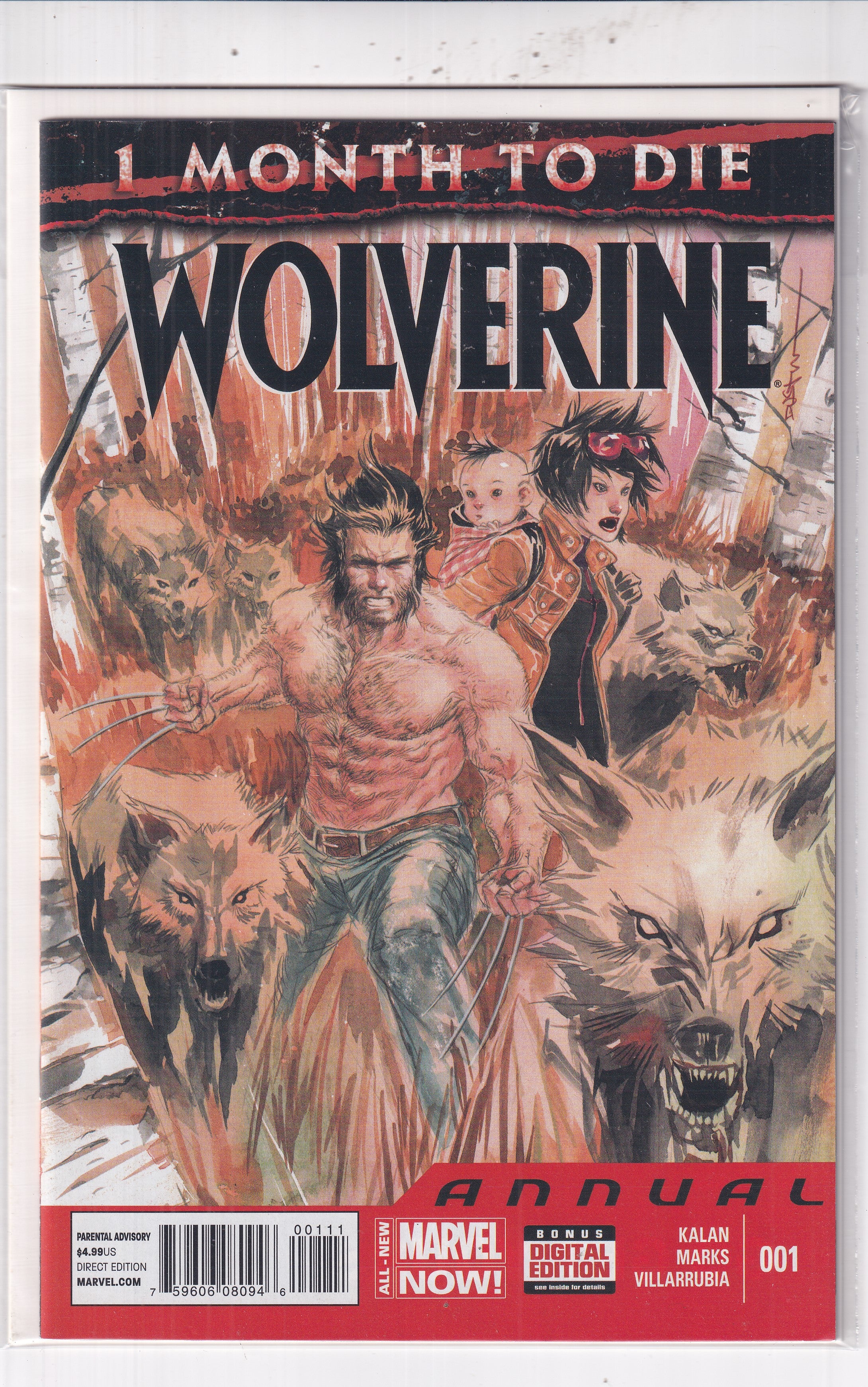 1 MONTH TO DIE WOLVERINE #1 - Slab City Comics 