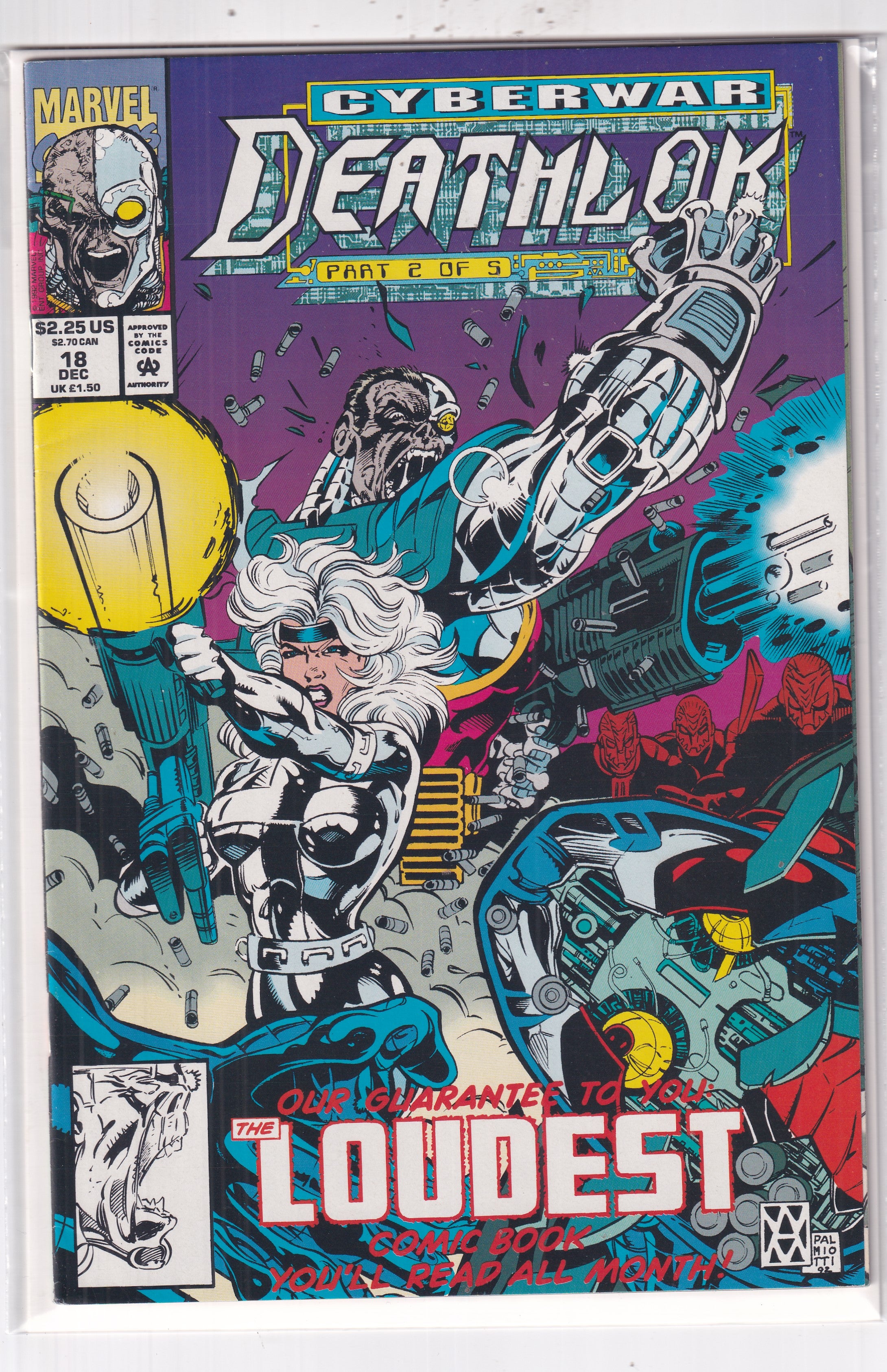 CYBERWAR DEATHLOK #18 - Slab City Comics 