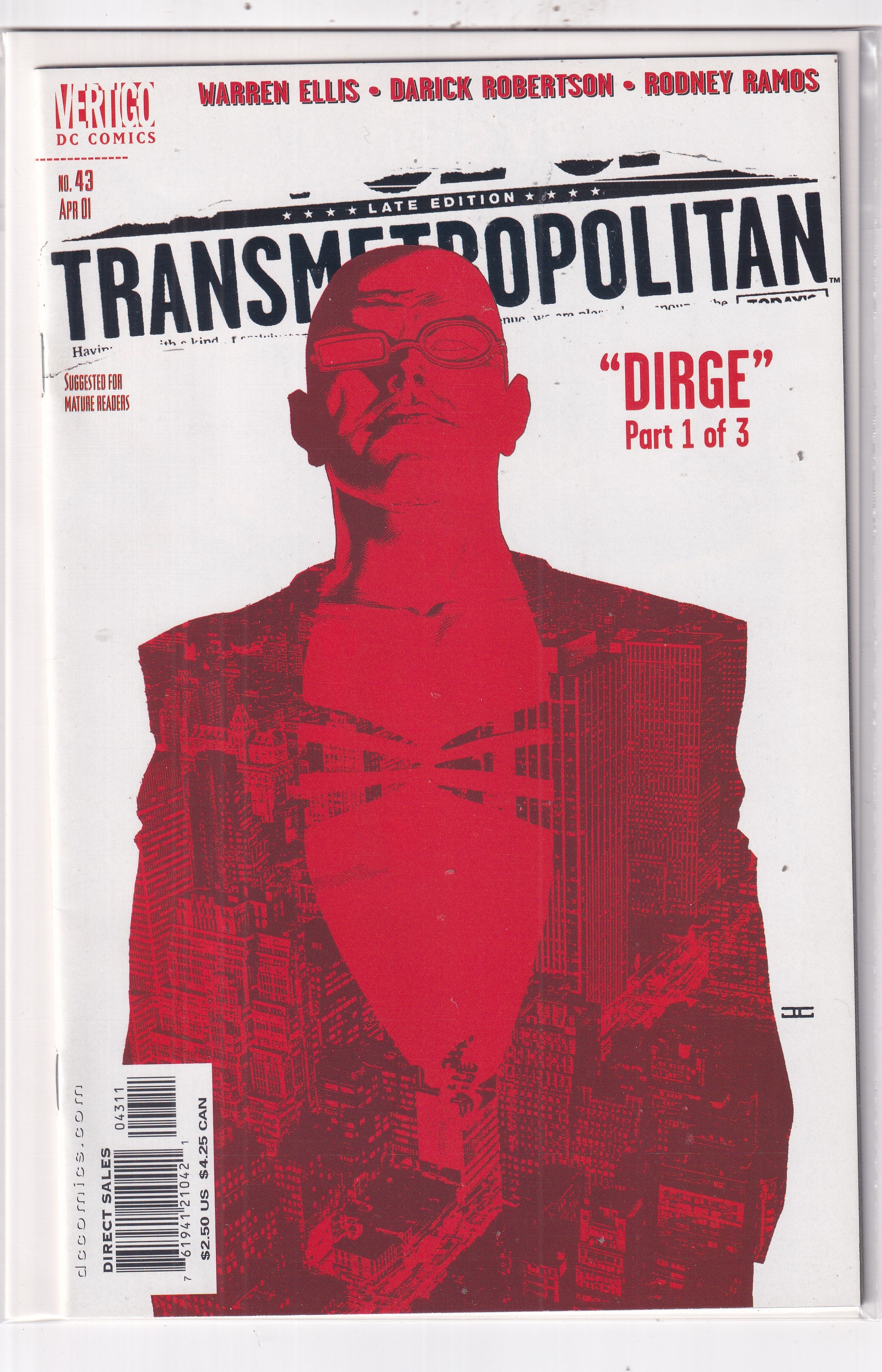 TRANSMETROPOLITAN #43 - Slab City Comics 