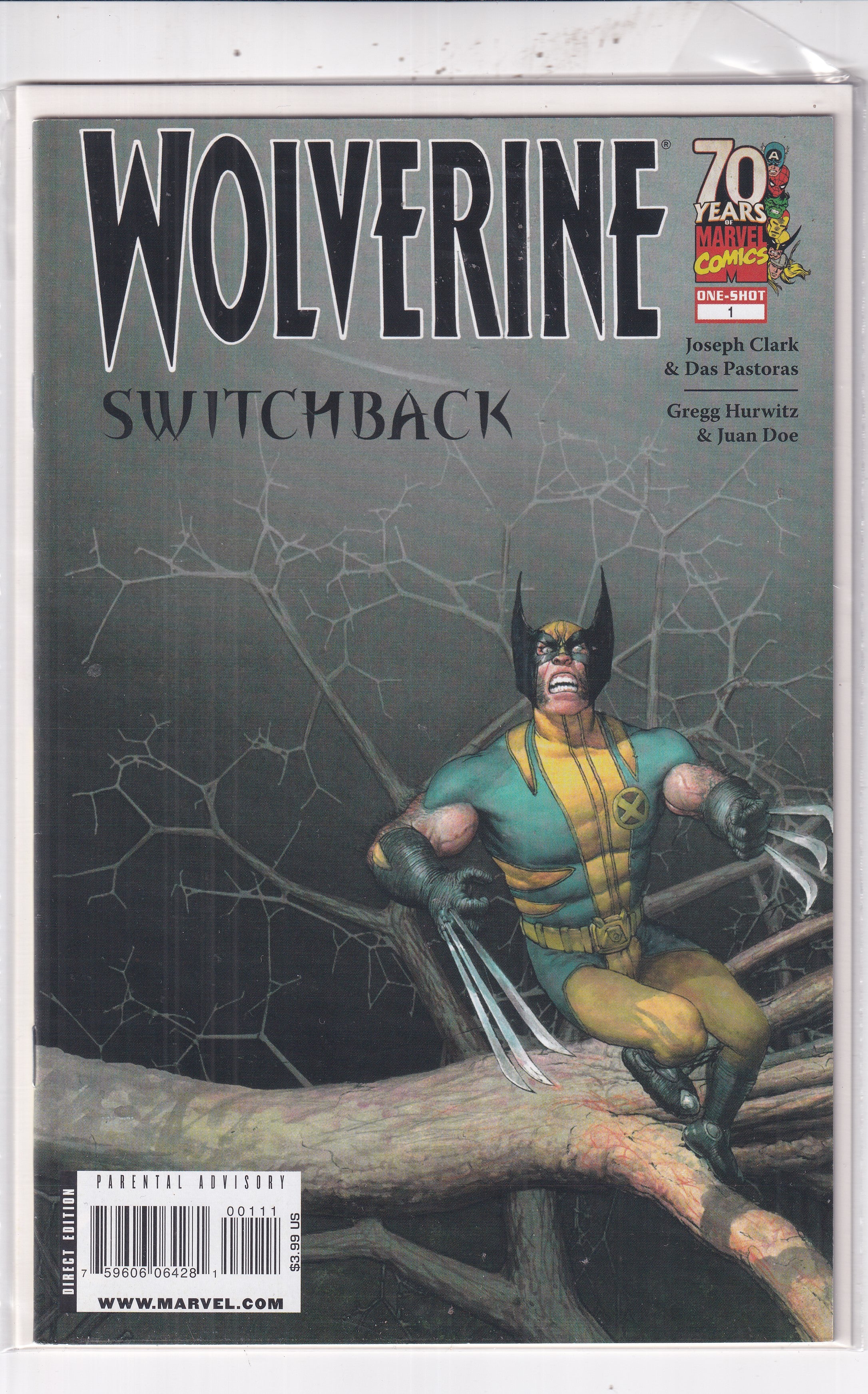 WOLVERINE SWITCHBACK  ONE-SHOT - Slab City Comics 