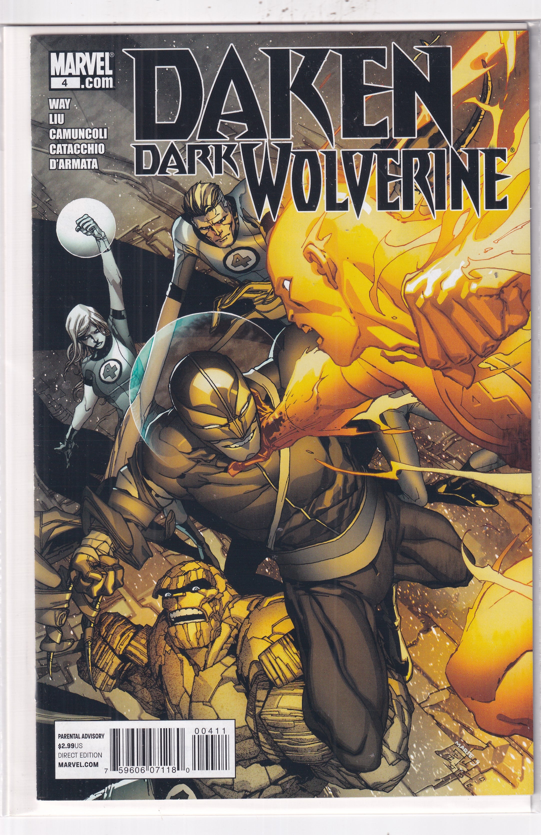 DAKEN DARK WOLVERINE #4 - Slab City Comics 