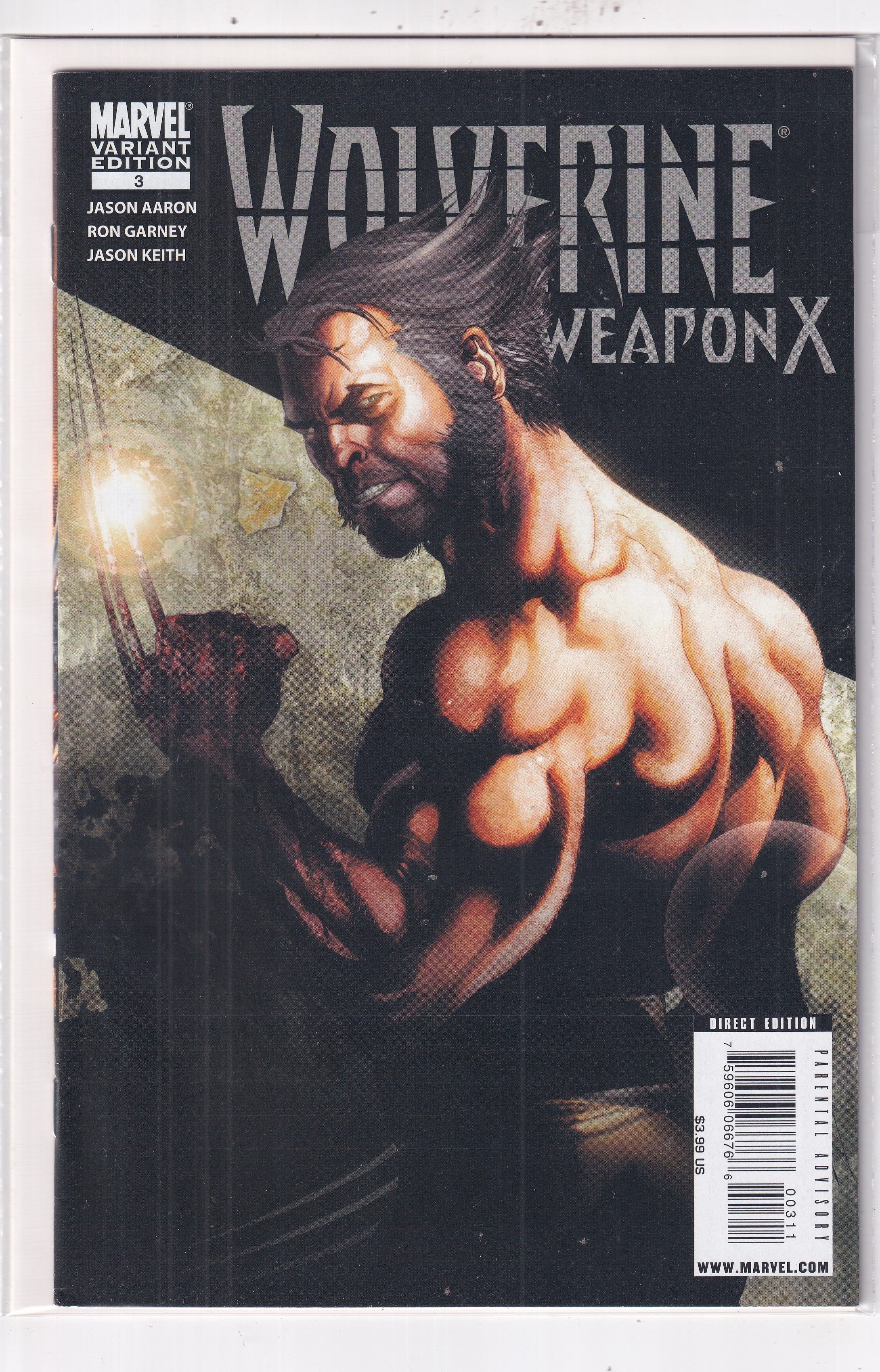 WOLVERINE WEAPON X #3 VARIANT - Slab City Comics 