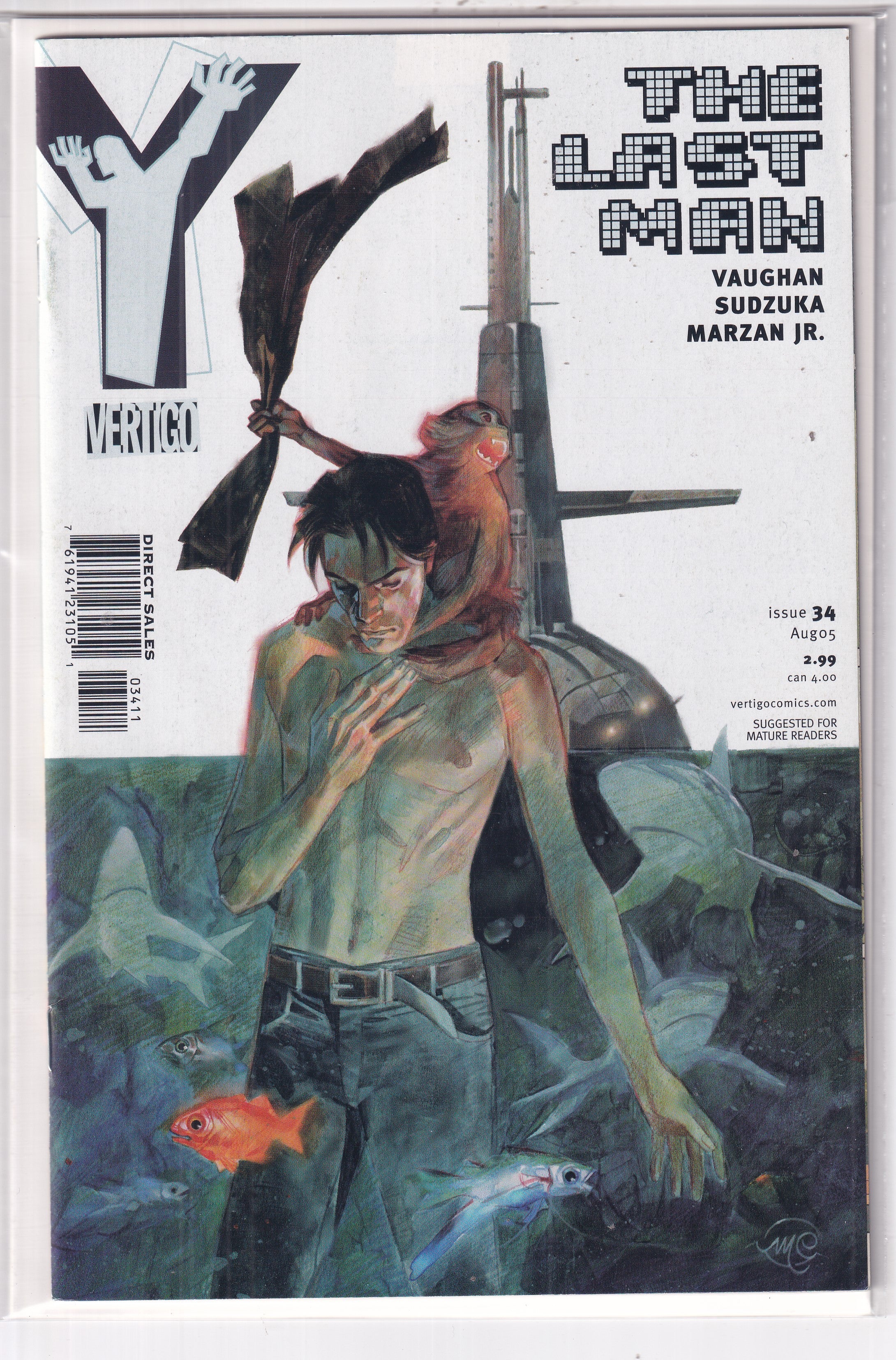 Y THE LAST MAN #34 - Slab City Comics 