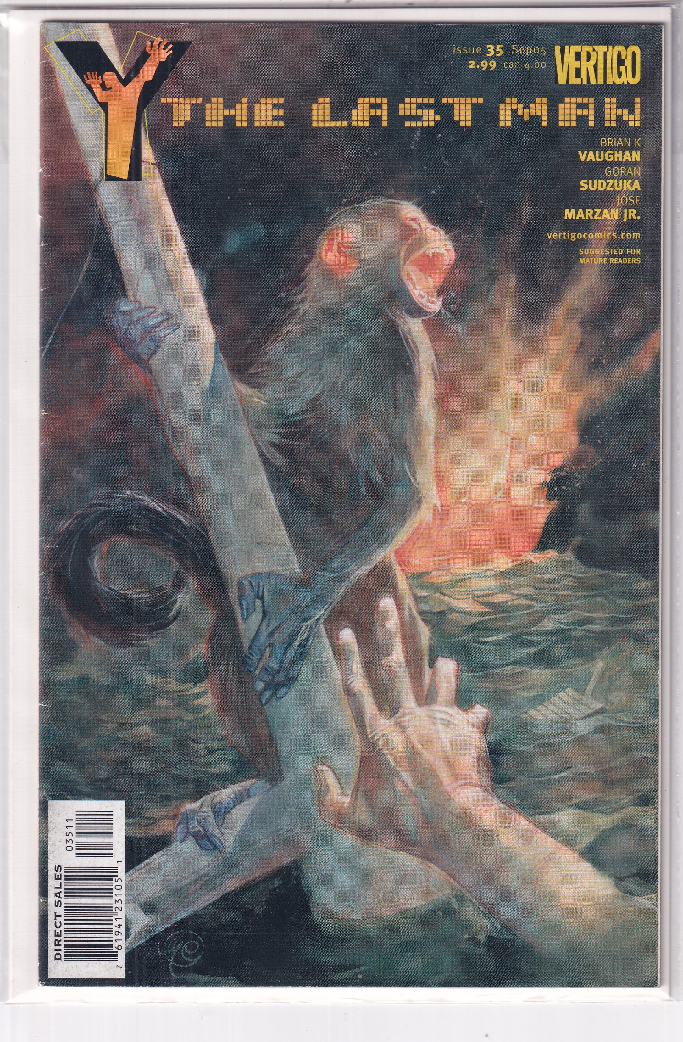 Y THE LAST MAN #35 - Slab City Comics 