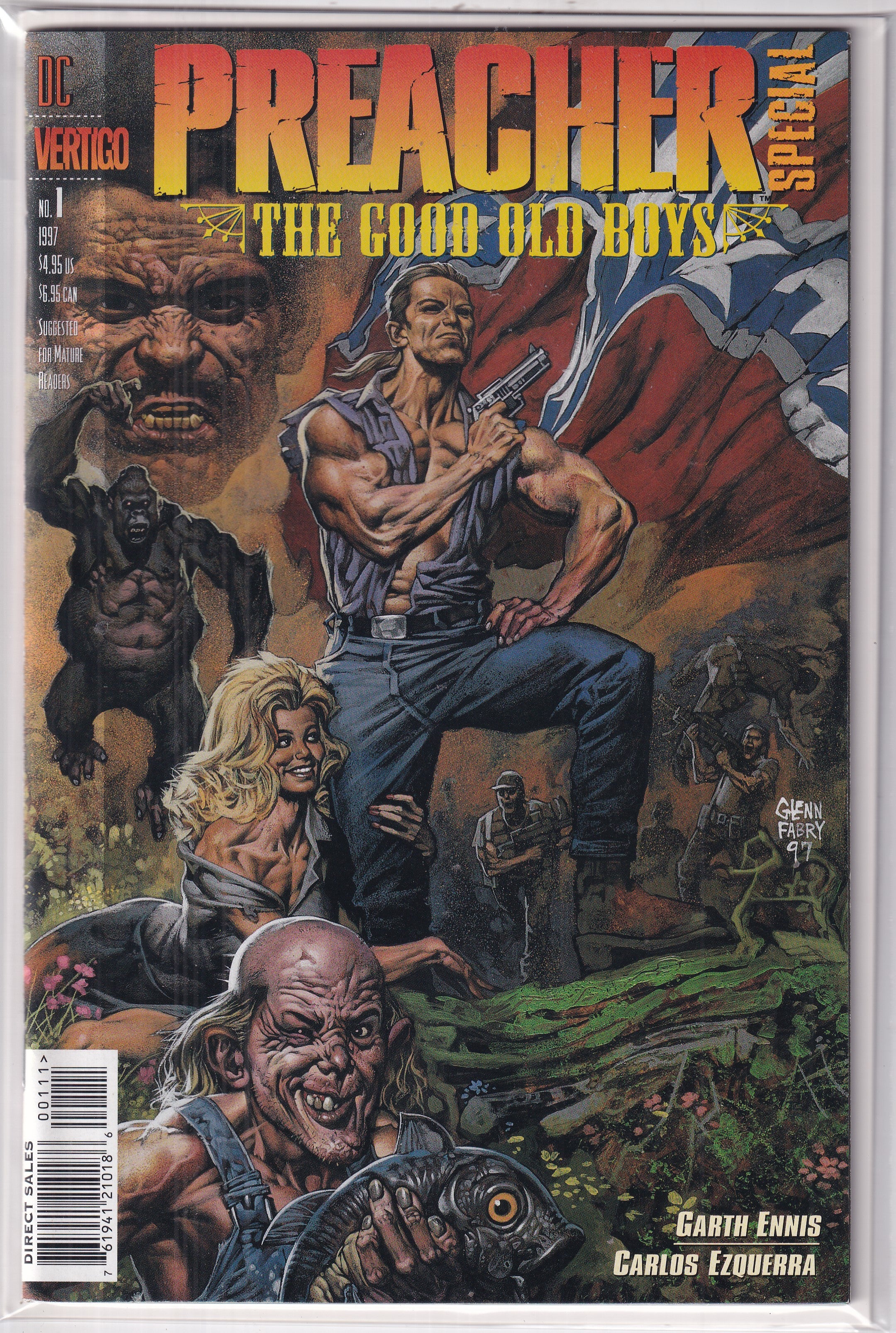 PREACHER SPECIAL GOOD OLD BOYS #1 - Slab City Comics 