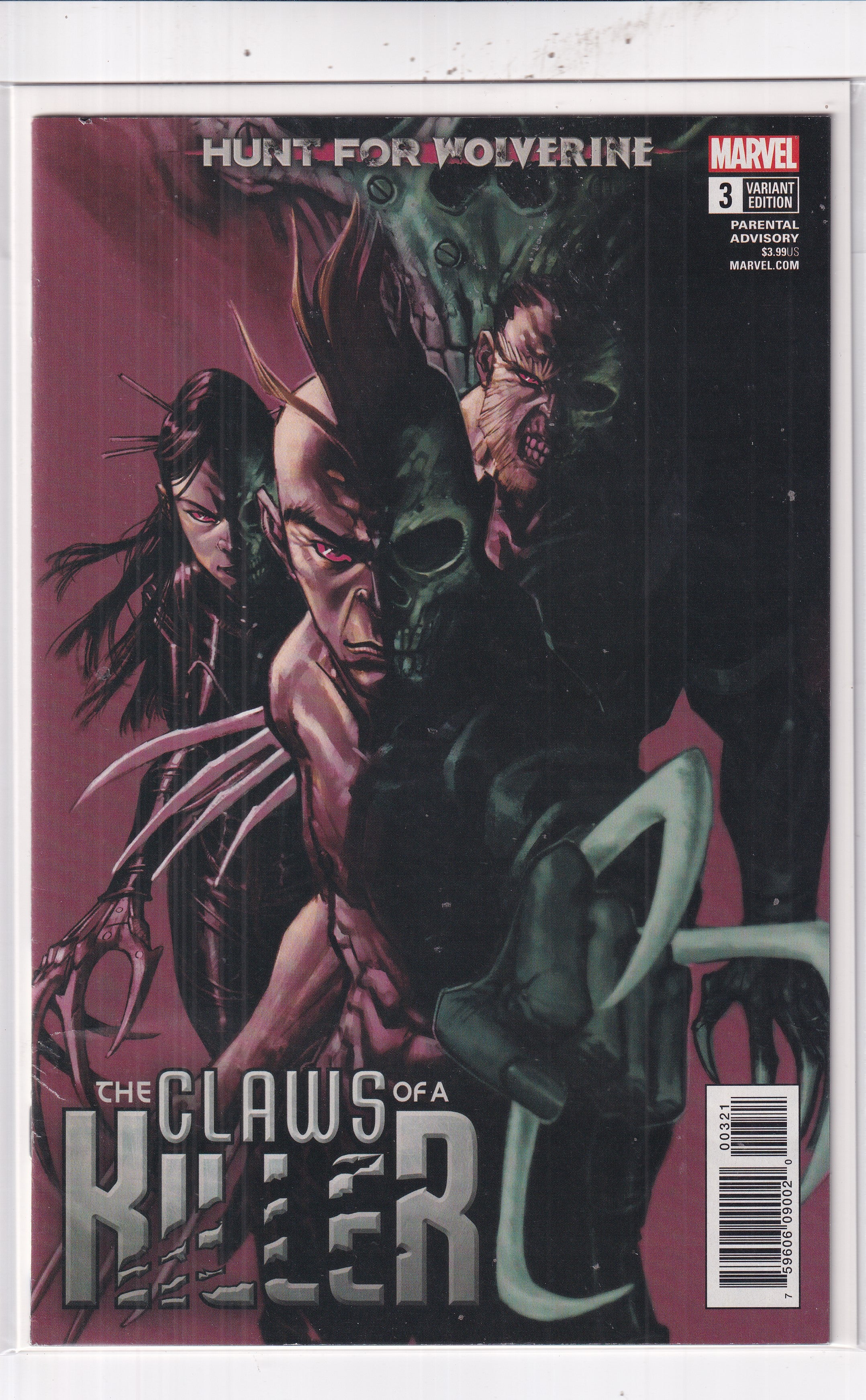 HUNT FOR WOLVERINE CLAWS OF A KILLER #3 VARIANT - Slab City Comics 