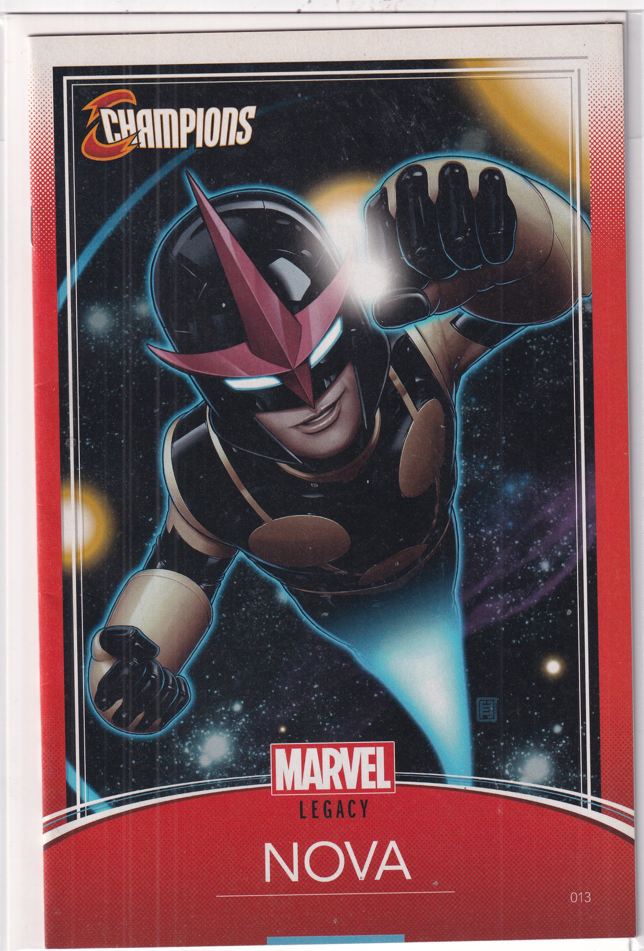 CHAMPIONS MARVEL LEGACY NOVA #13 - Slab City Comics 