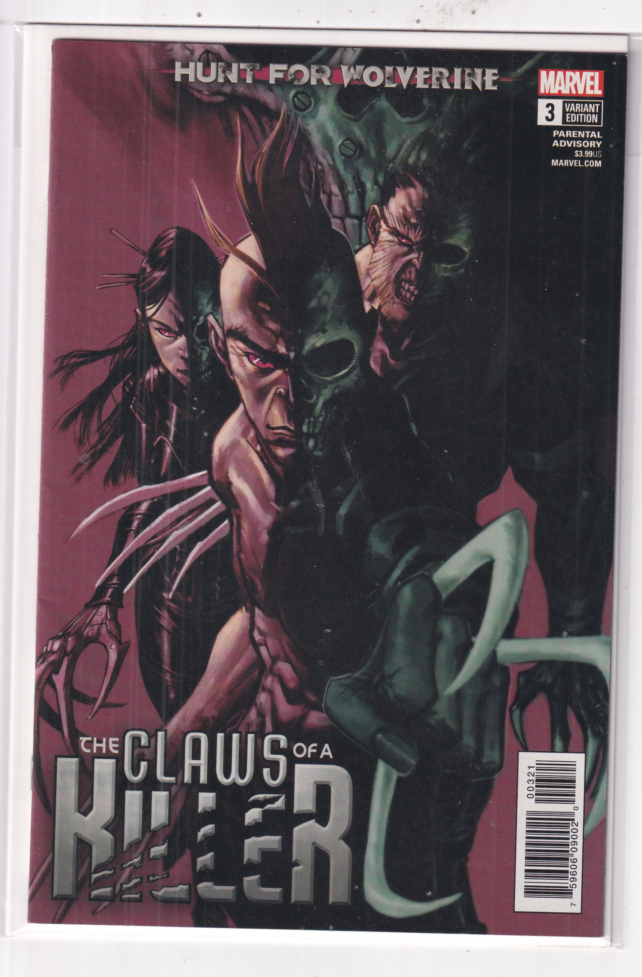 CLAWS OF A KILLER #3 VARIANT - Slab City Comics 