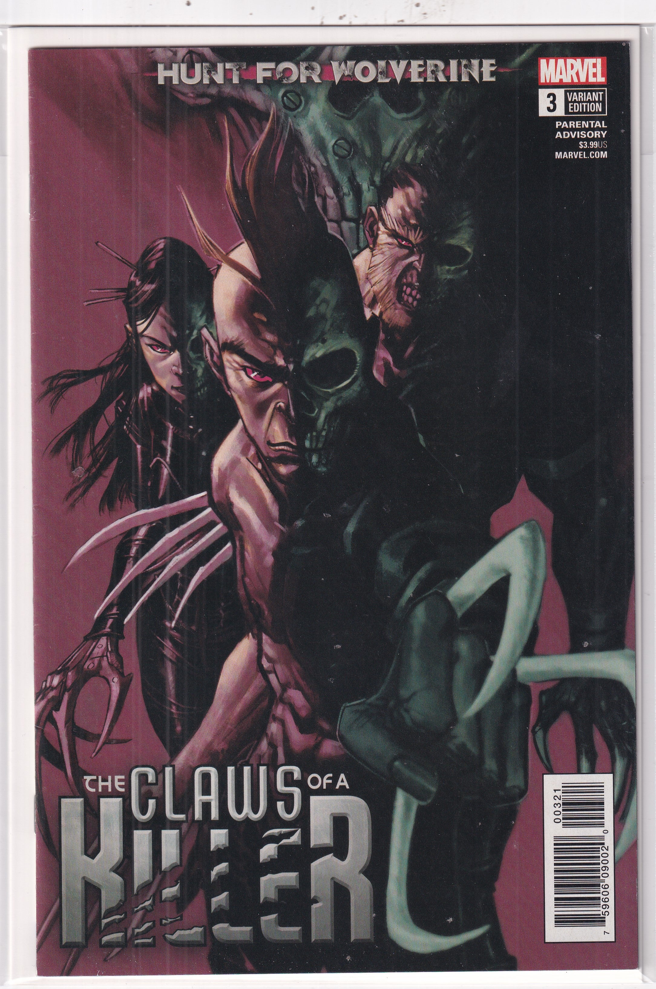 CLAWS OF A KILLER #3 VARIANT - Slab City Comics 