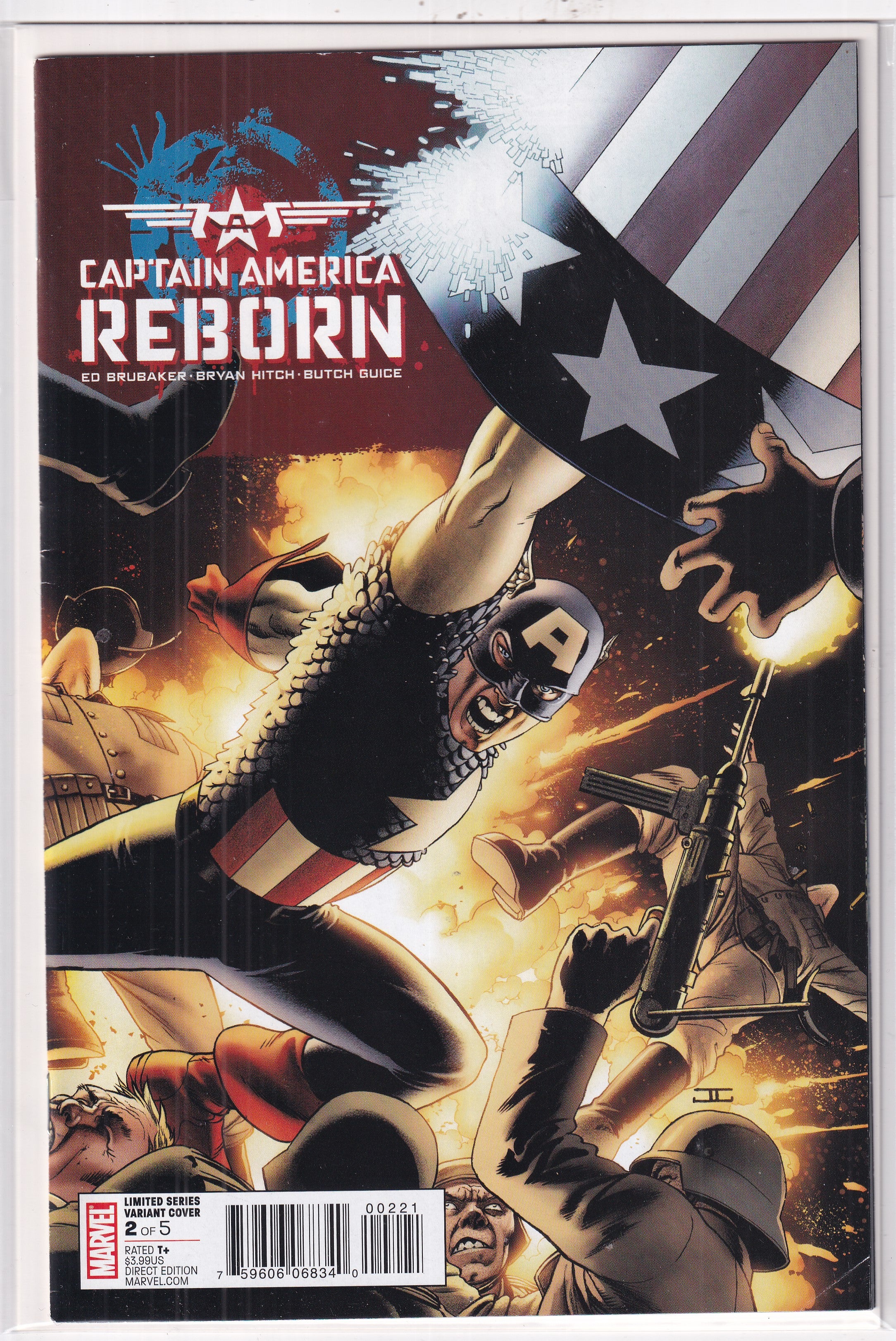 CAPTAIN AMERICA REBORN #2 VARIANT - Slab City Comics 