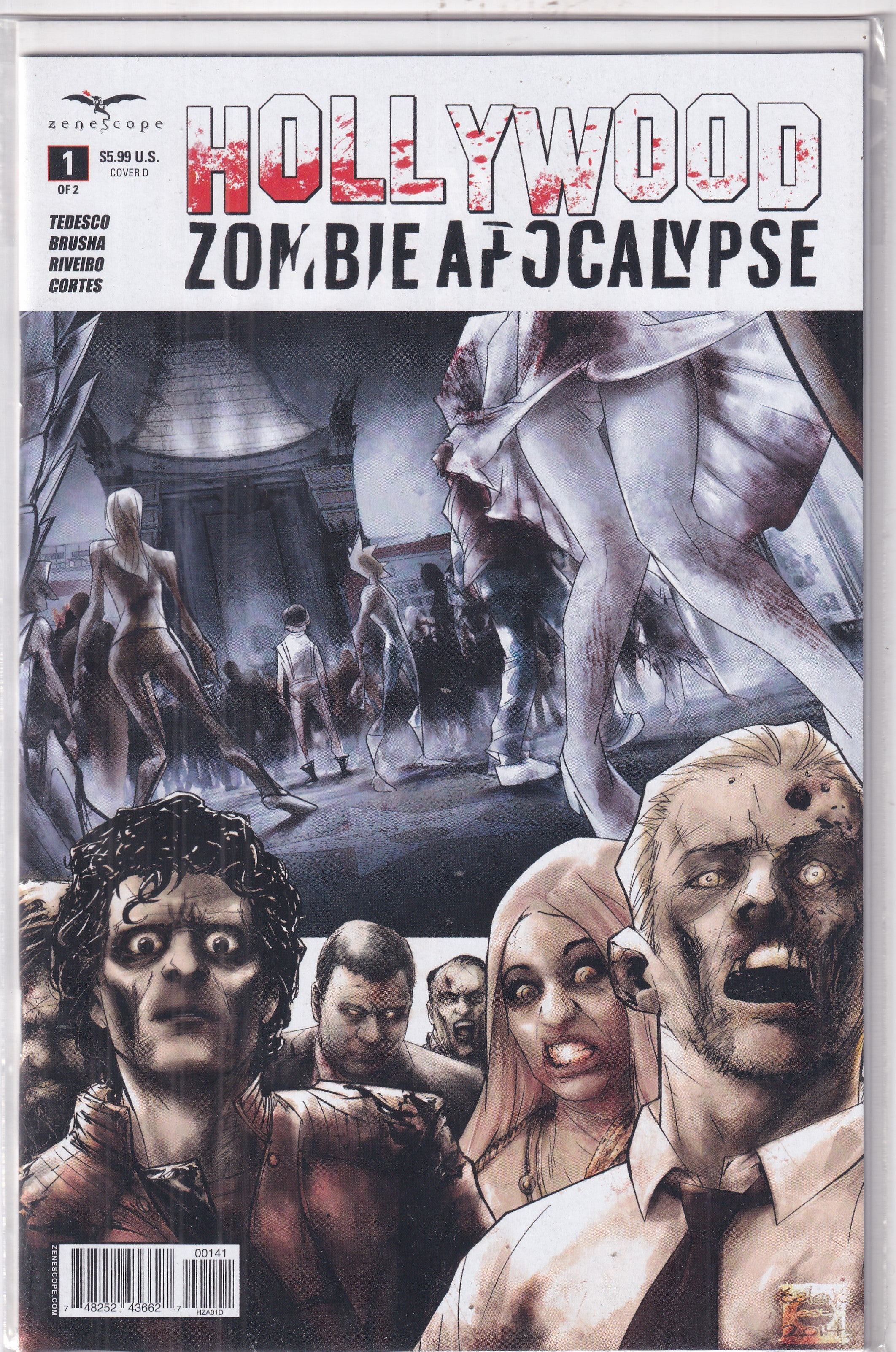 HOLLYWOOD ZOMBIE APOCALYPSE #1 - Slab City Comics 