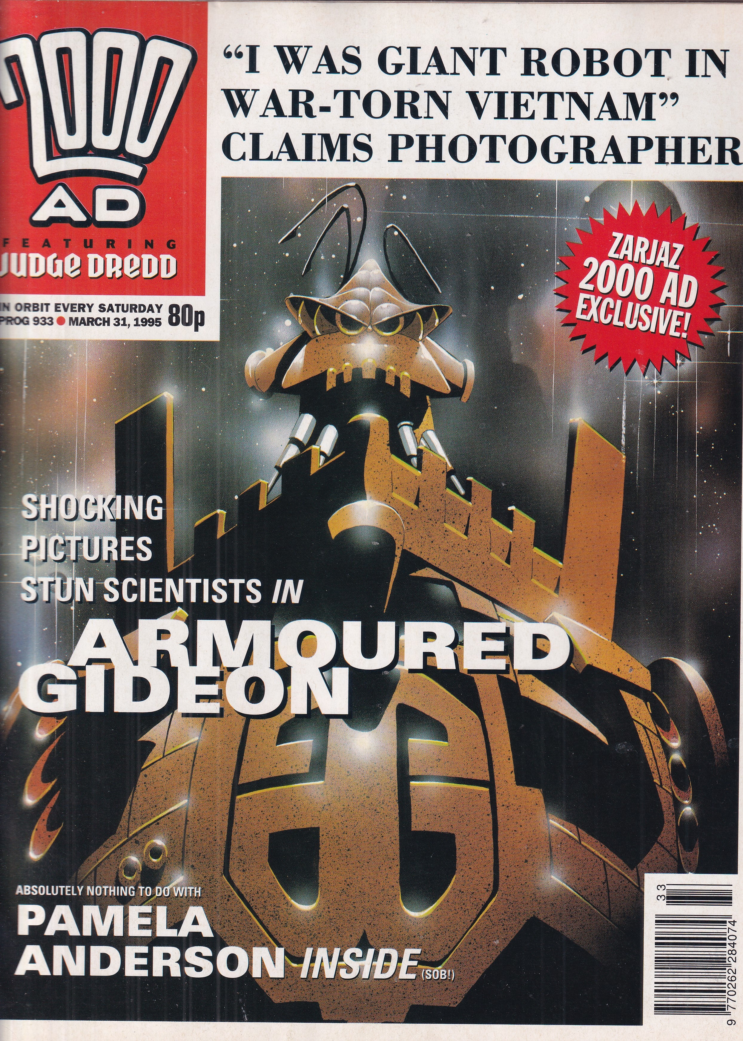 2000 AD FEATURING JUDGE DREDD #933 - Slab City Comics 