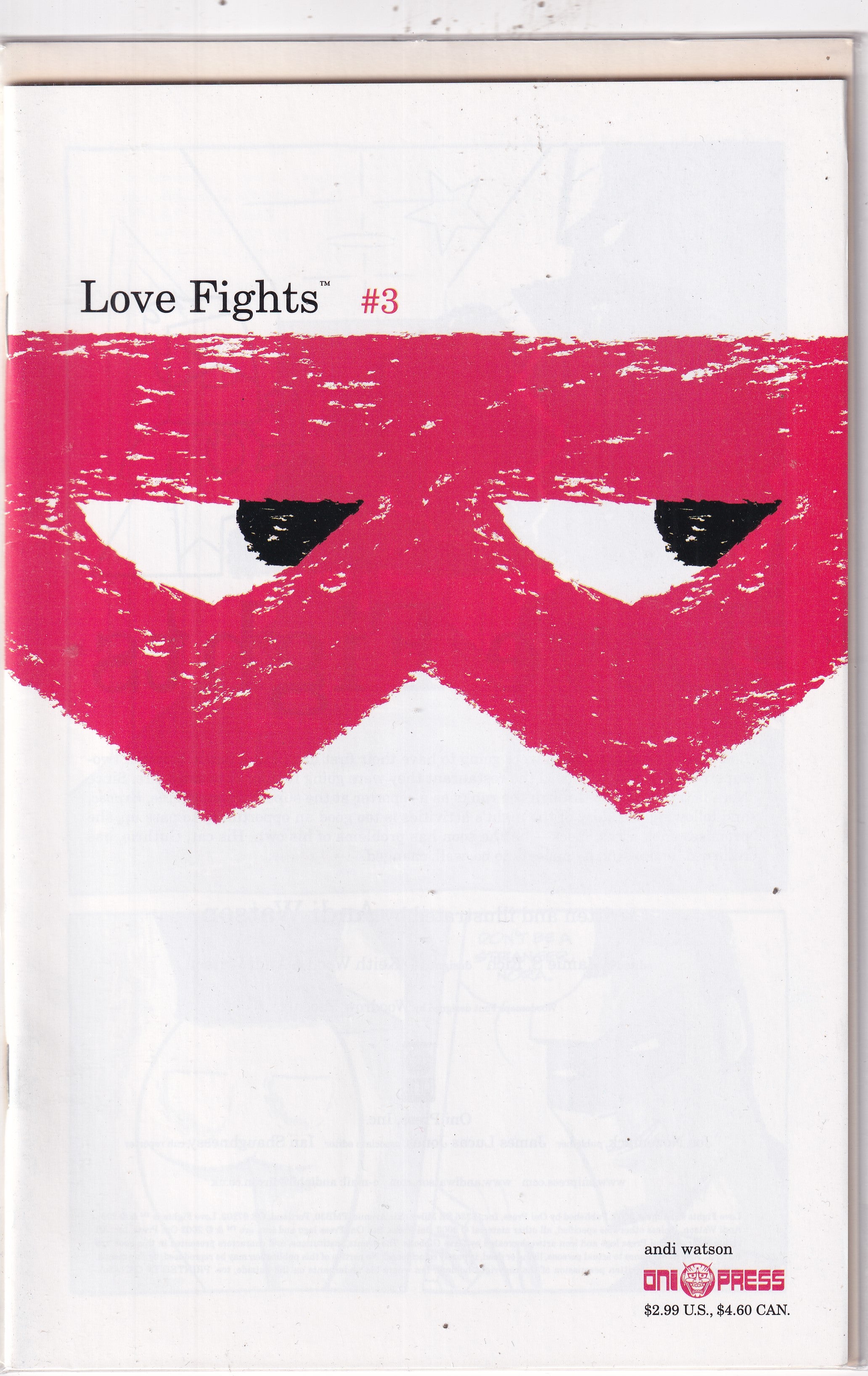 LOVE FIGHTS #3 - Slab City Comics 