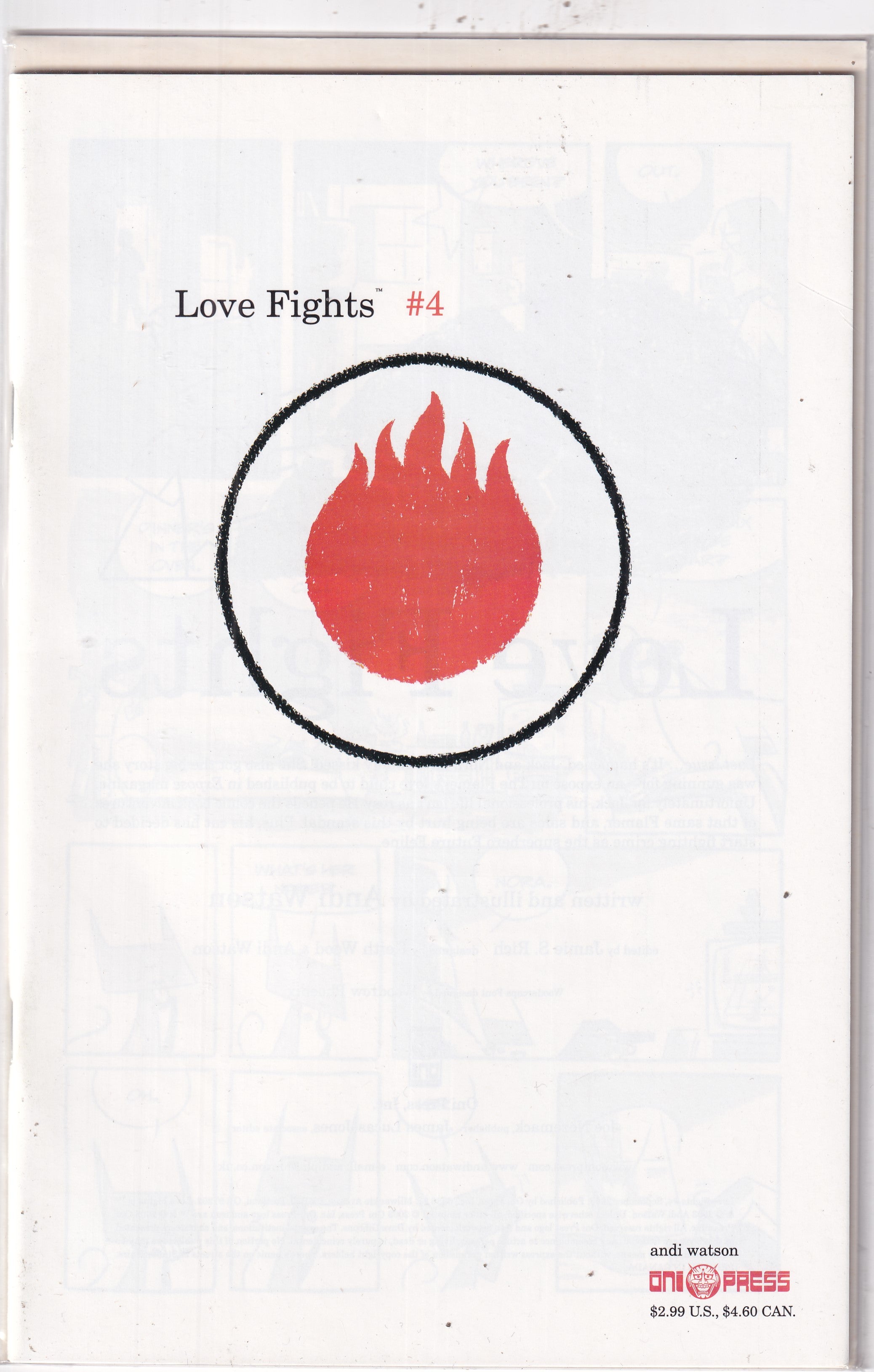 LOVE FIGHTS #4 - Slab City Comics 