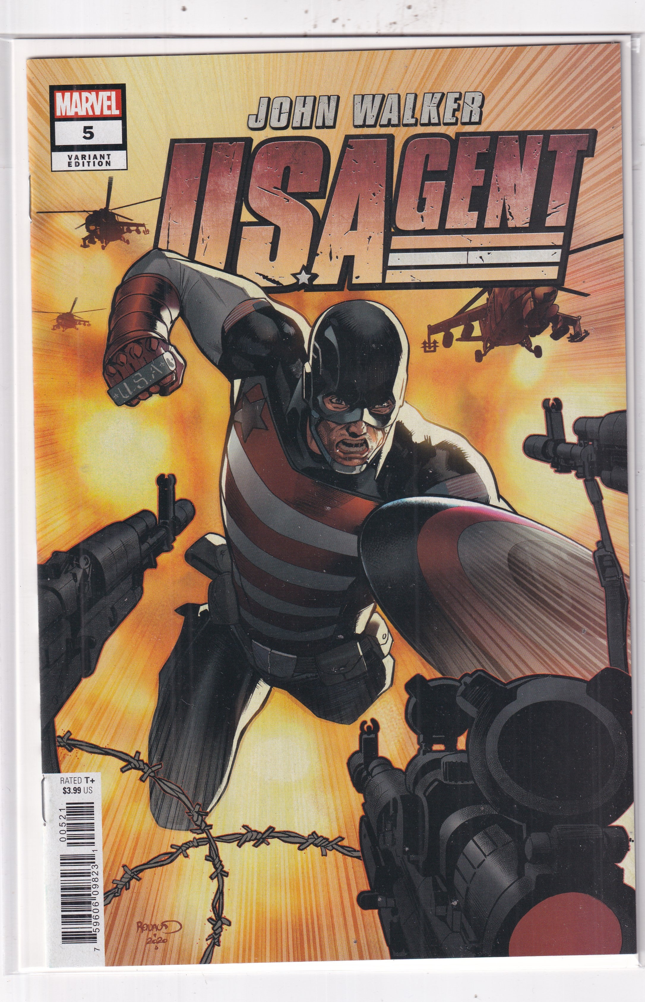 JOHN WALKER U.S.AGENT #5 VARIANT - Slab City Comics 