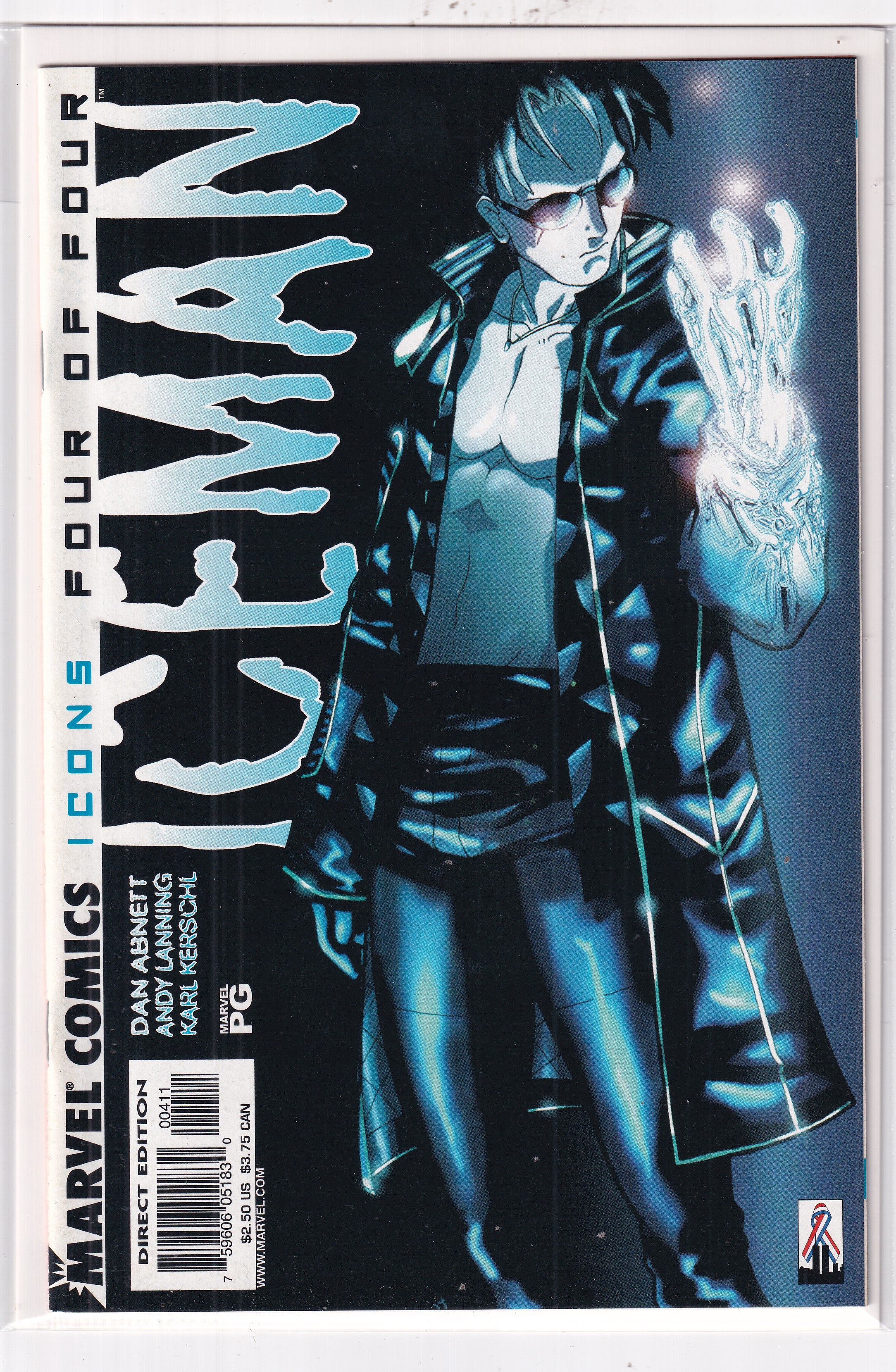 MARVEL COMICS ICONS ICEMAN #4 - Slab City Comics 