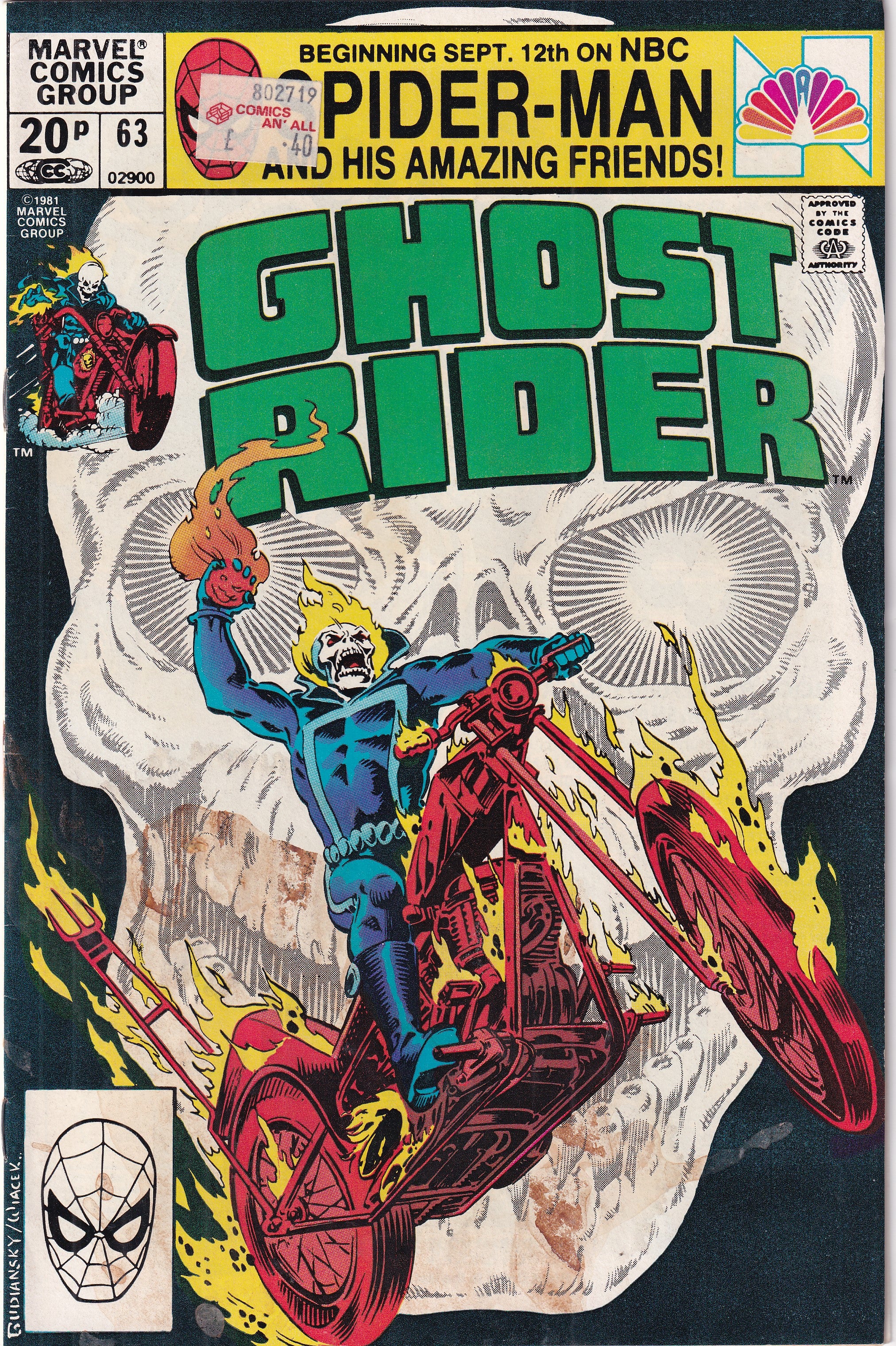 GHOST RIDER #63 - Slab City Comics 