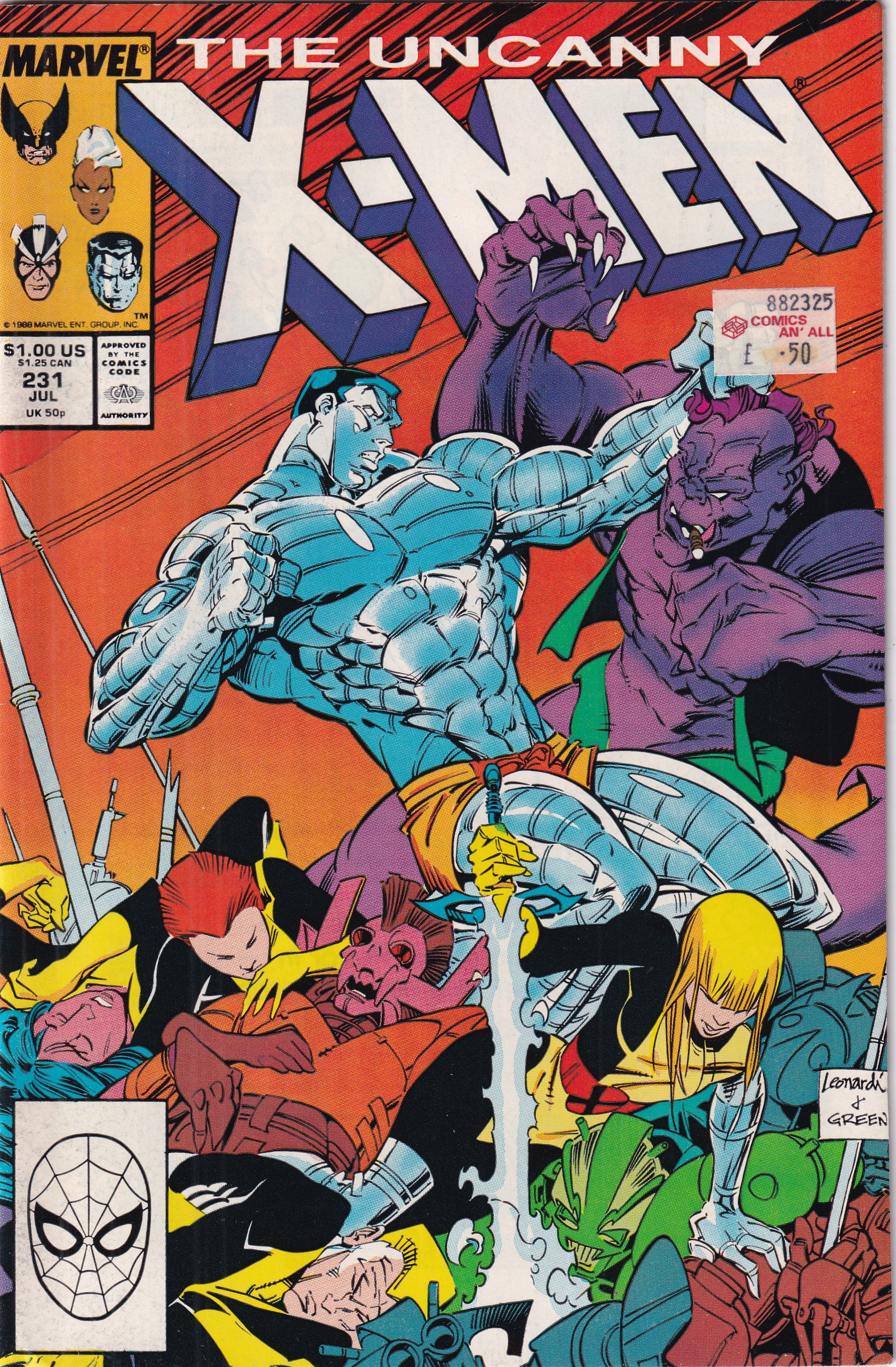 UNCANNY X-MEN #231 - Slab City Comics 