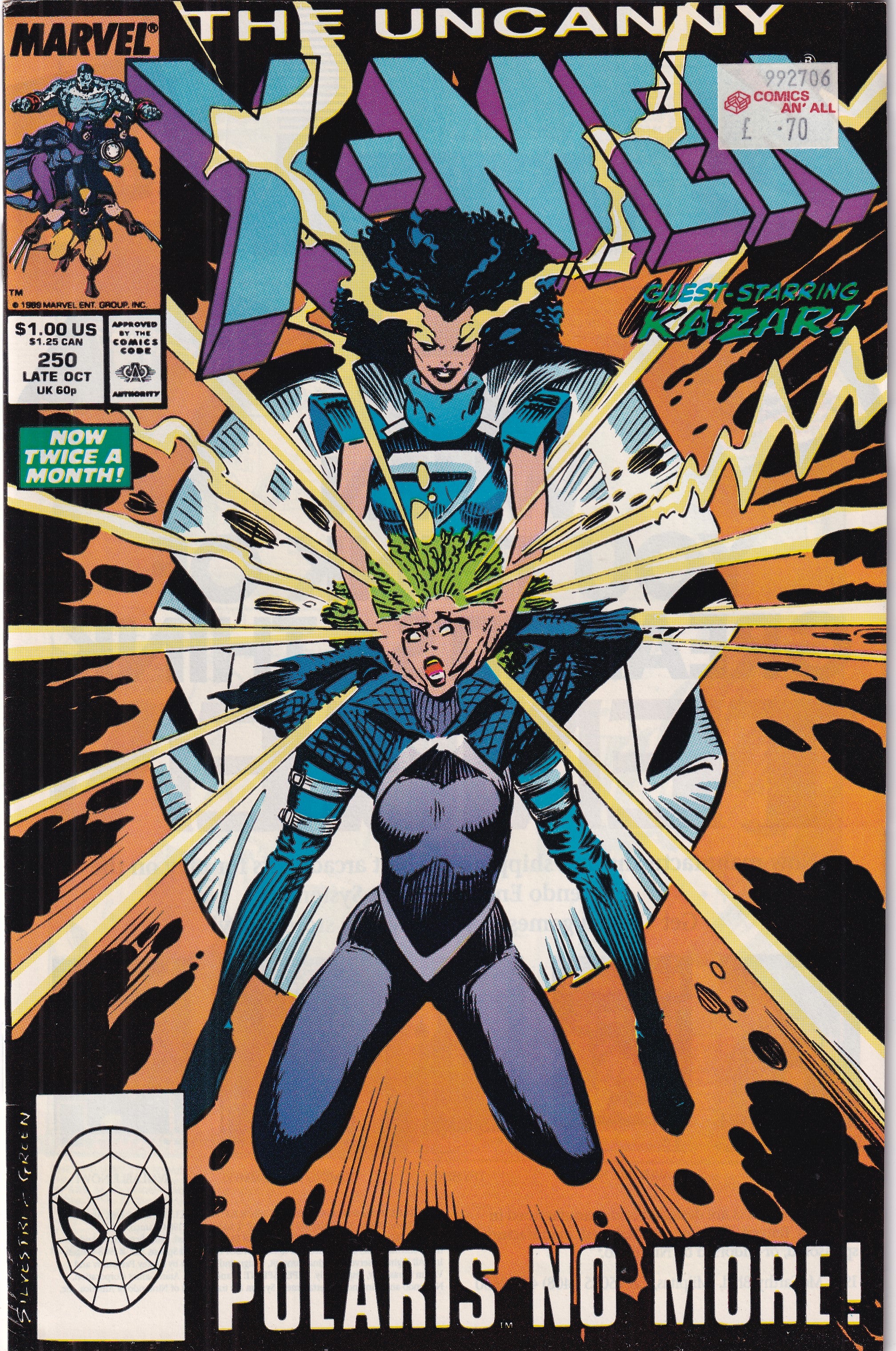 UNCANNY X-MEN #250 - Slab City Comics 