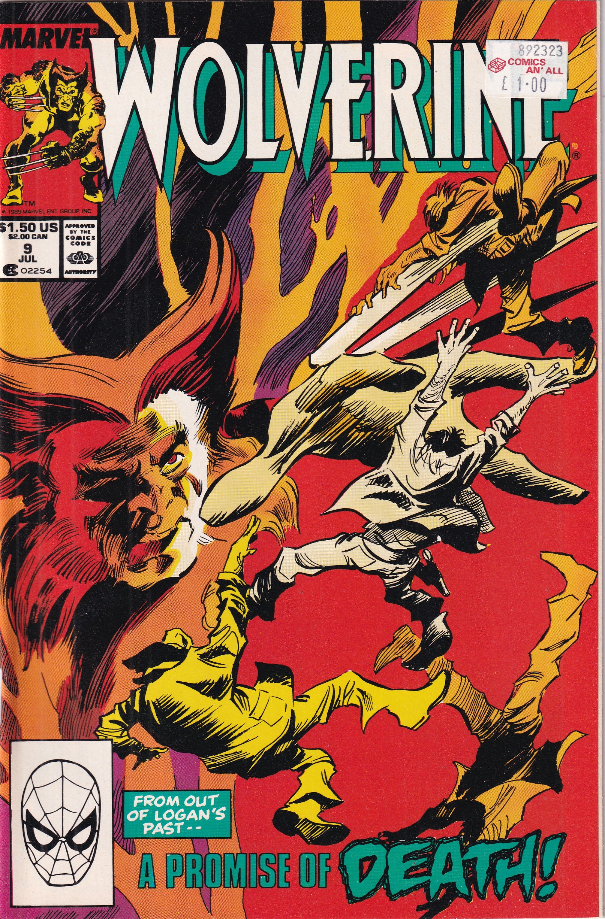 WOLVERINE #9 - Slab City Comics 