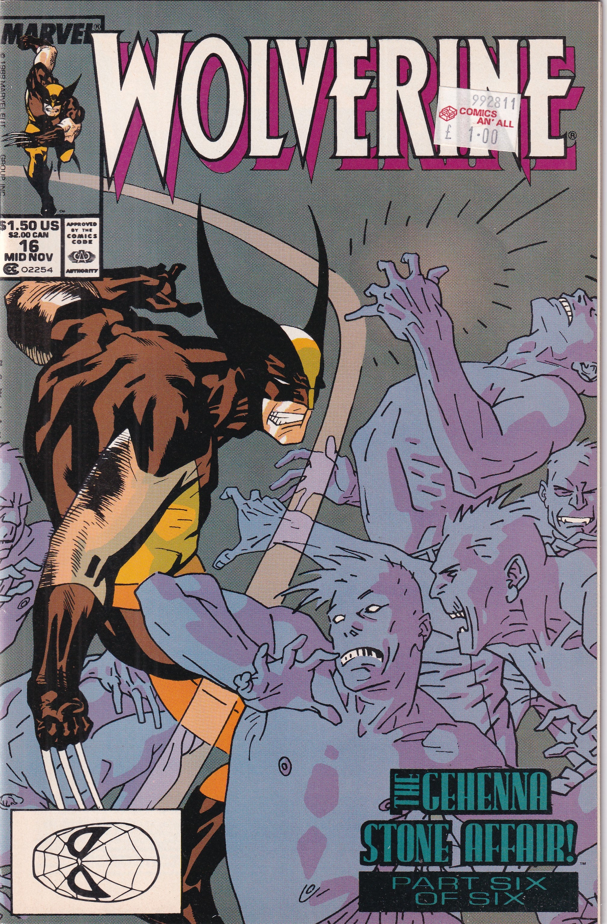 WOLVERINE #16 - Slab City Comics 