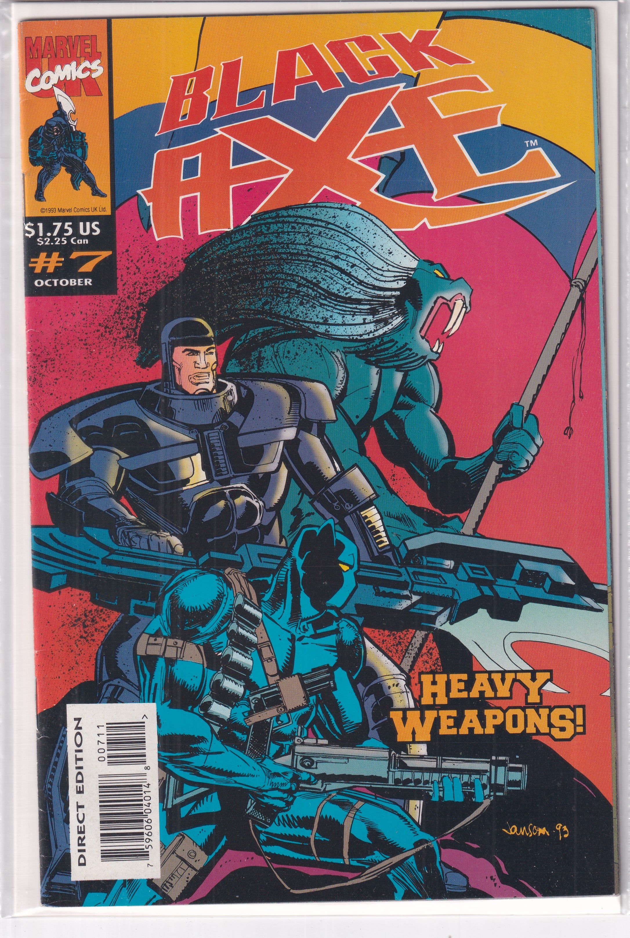 BLACK AXE #7 - Slab City Comics 