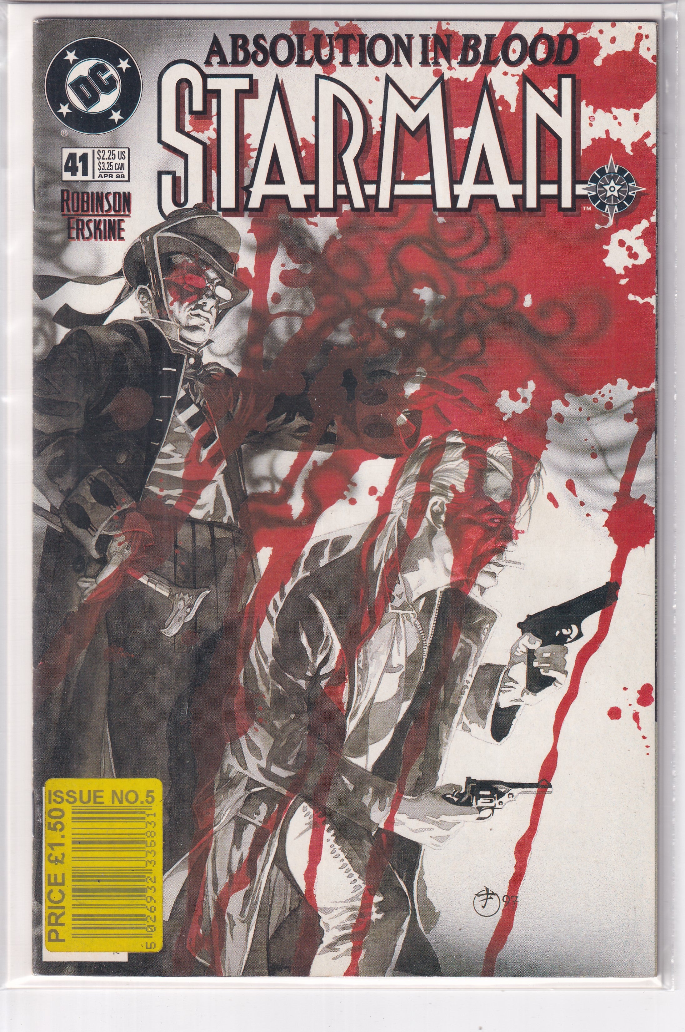 ABSOLUTION IN BLOOD STARMAN #41 - Slab City Comics 