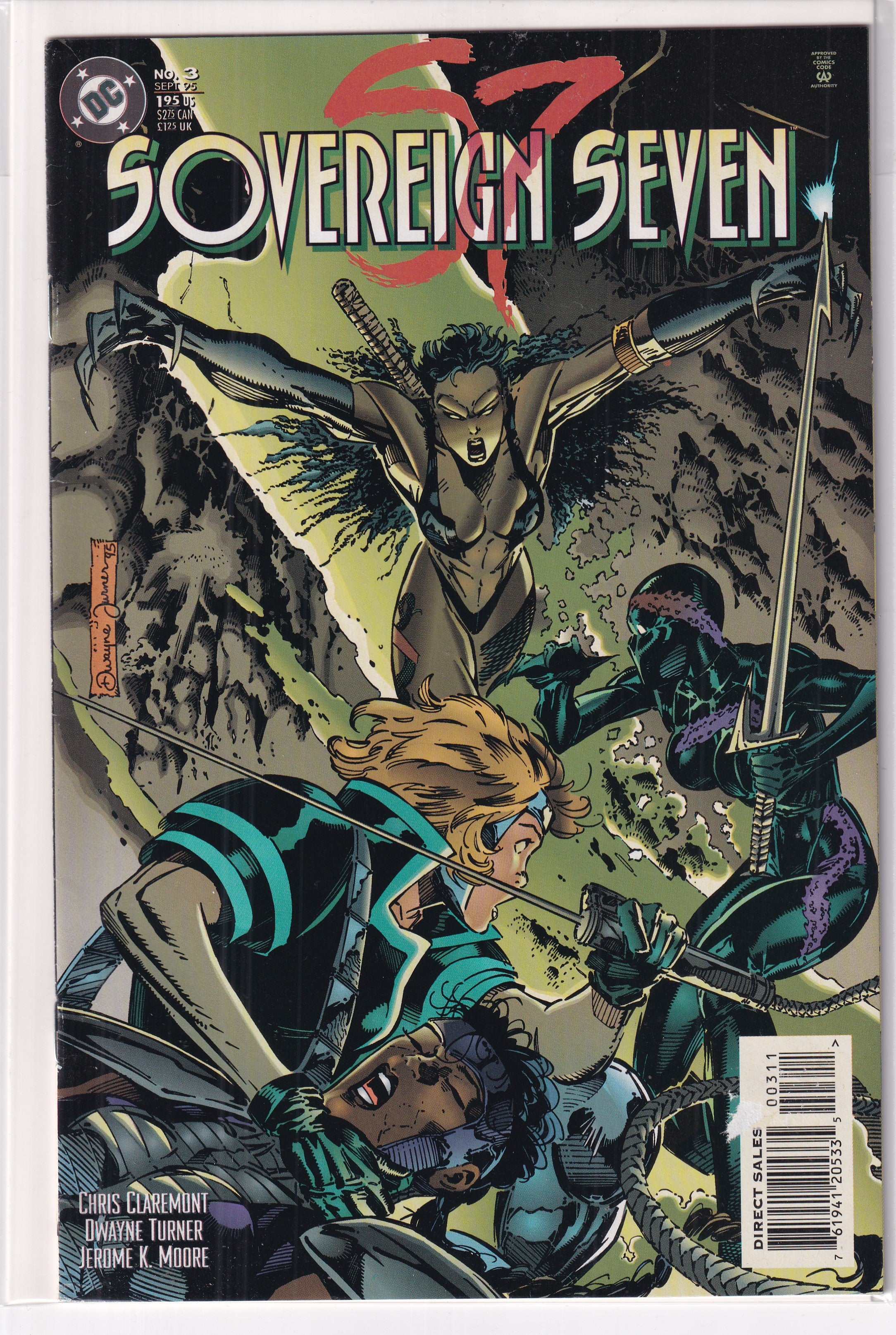 SOVEREIGN SEVEN #3 - Slab City Comics 