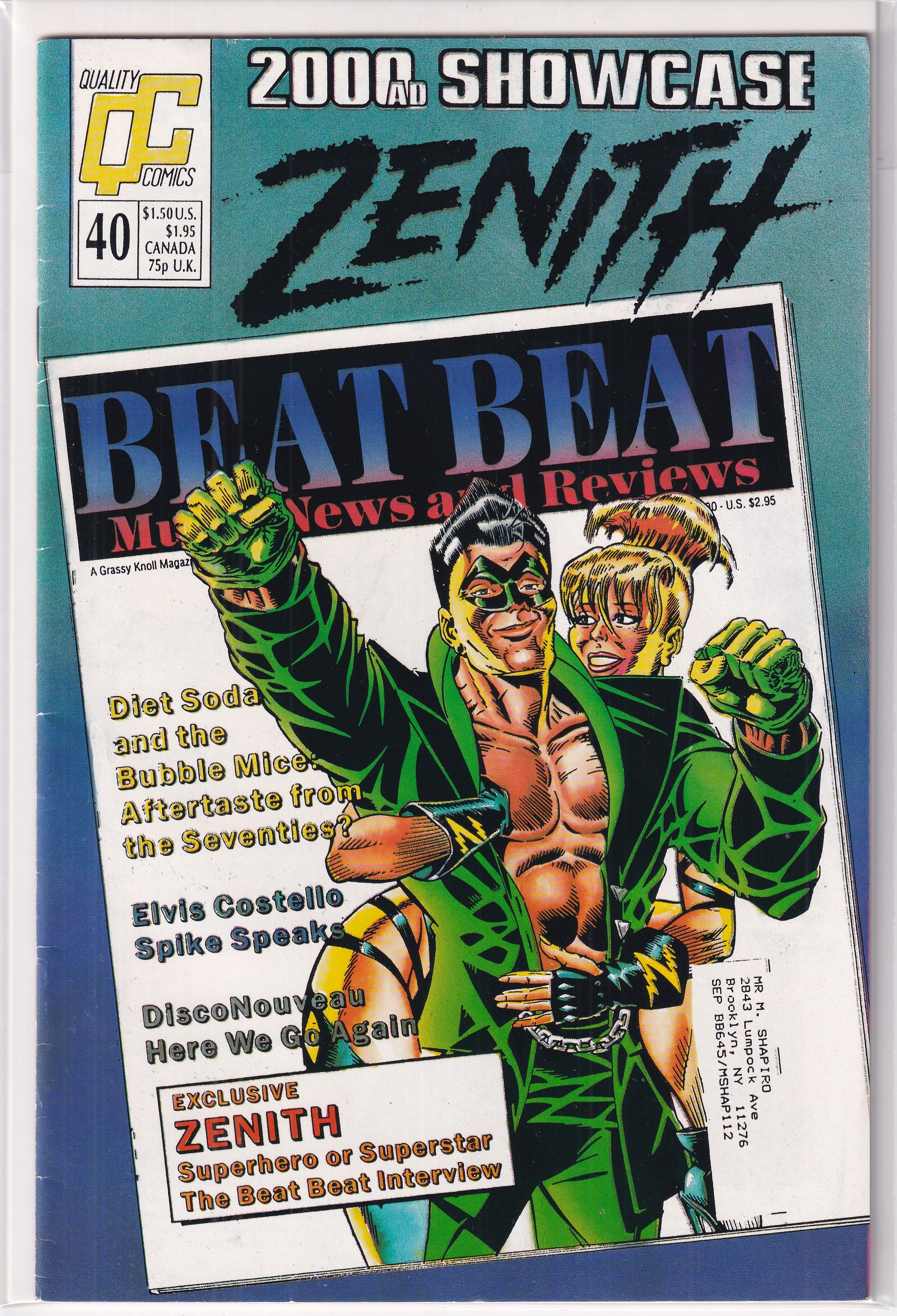 2000AD SHOWCASE ZENITH #40 - Slab City Comics 