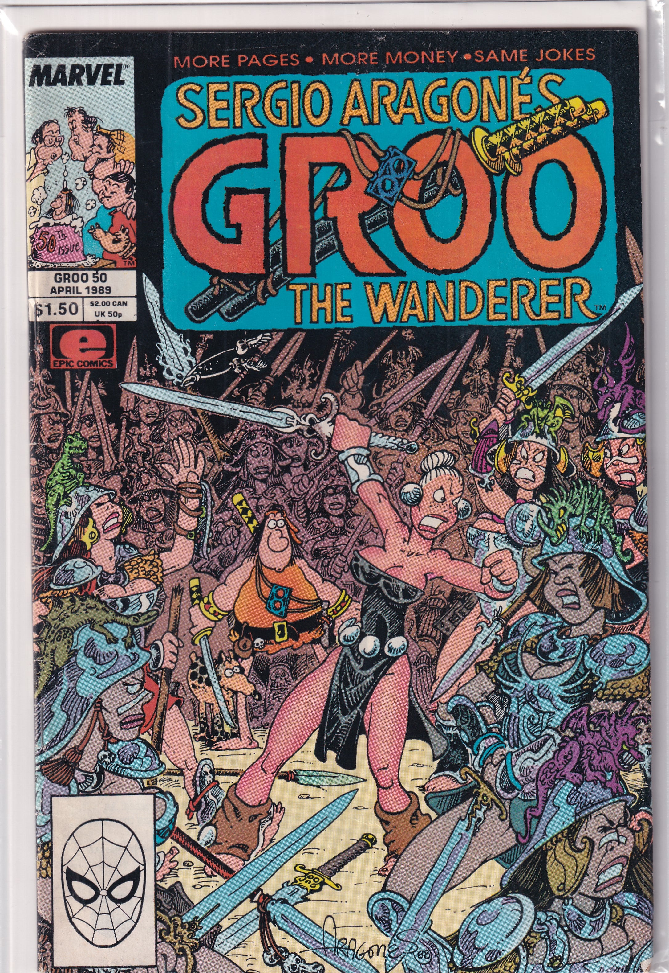 SERGIO ARAGONE'S GROO THE WANERER #50 - Slab City Comics 