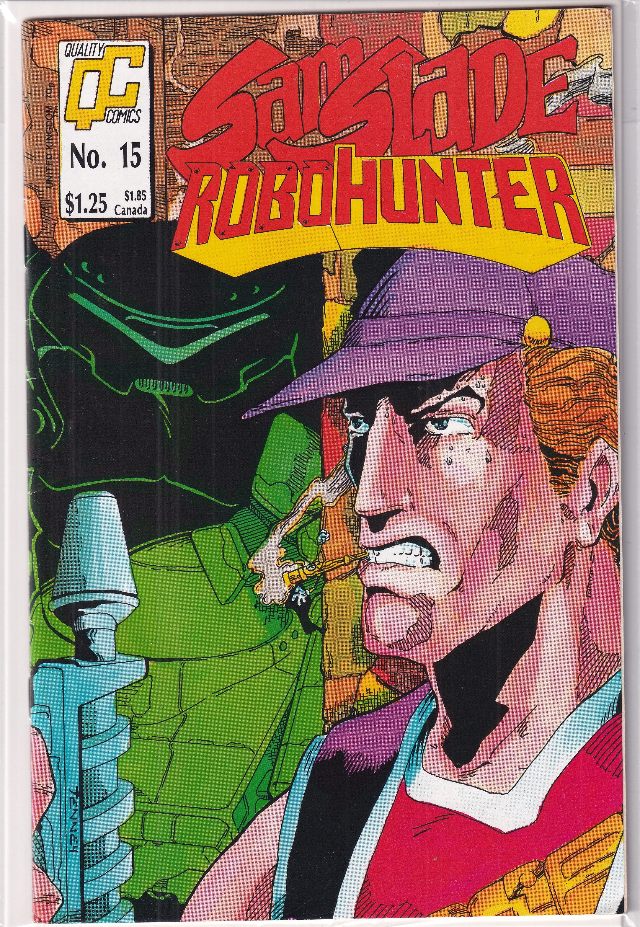 SAMSLADE ROBOHUNTER #15 - Slab City Comics 