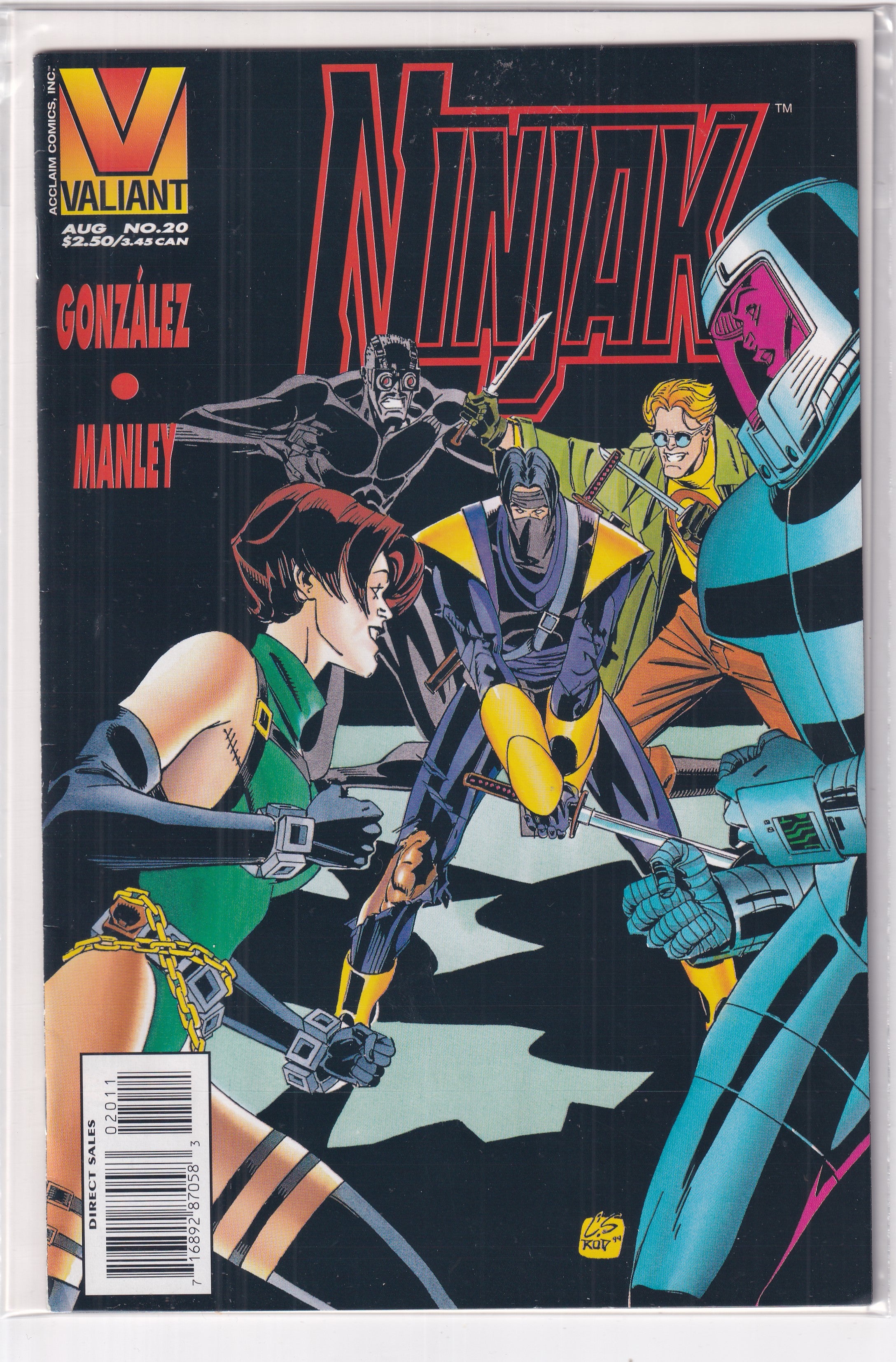 NINJAK #20 - Slab City Comics 