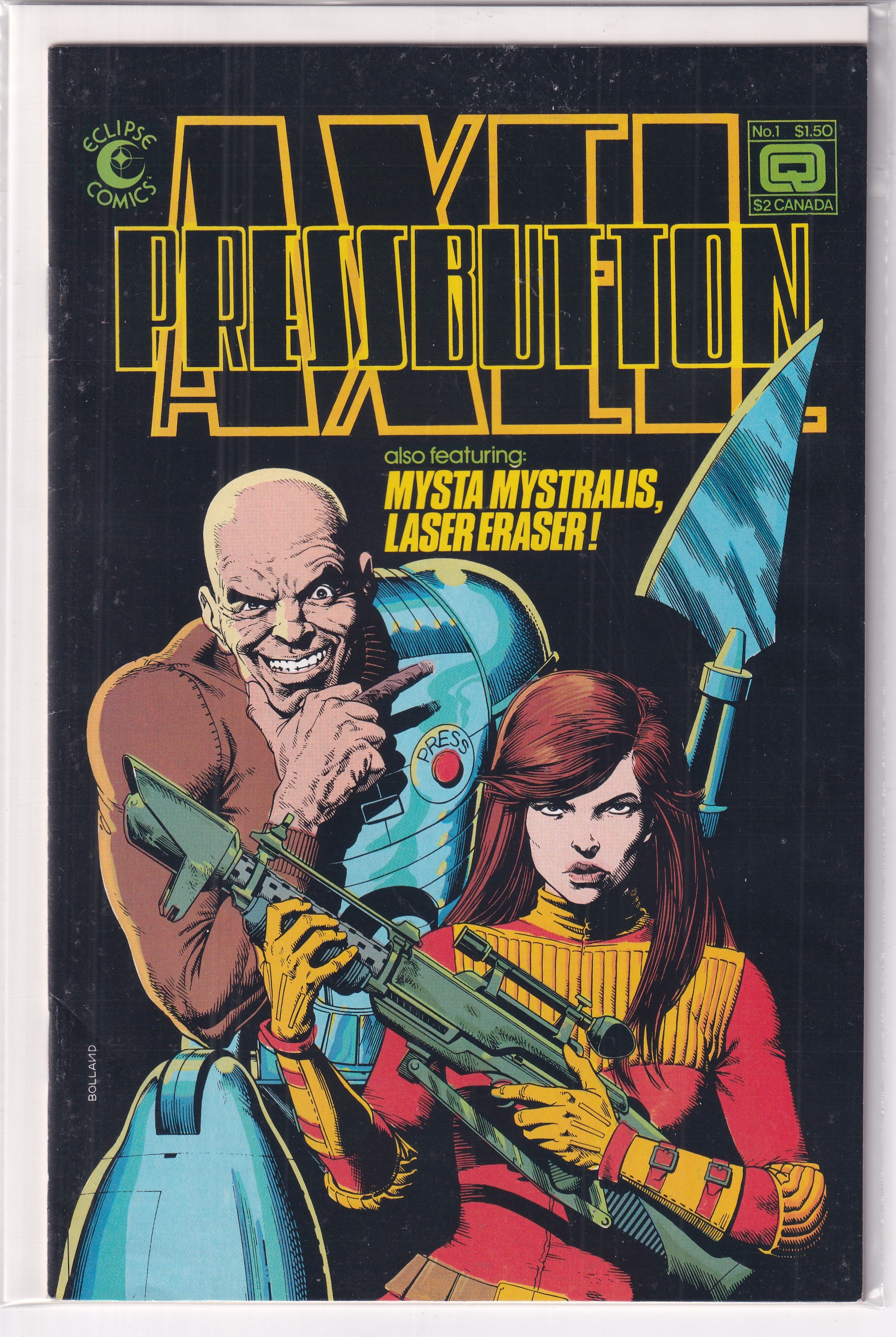 PRESSBUTTON AXEL #1 - Slab City Comics 