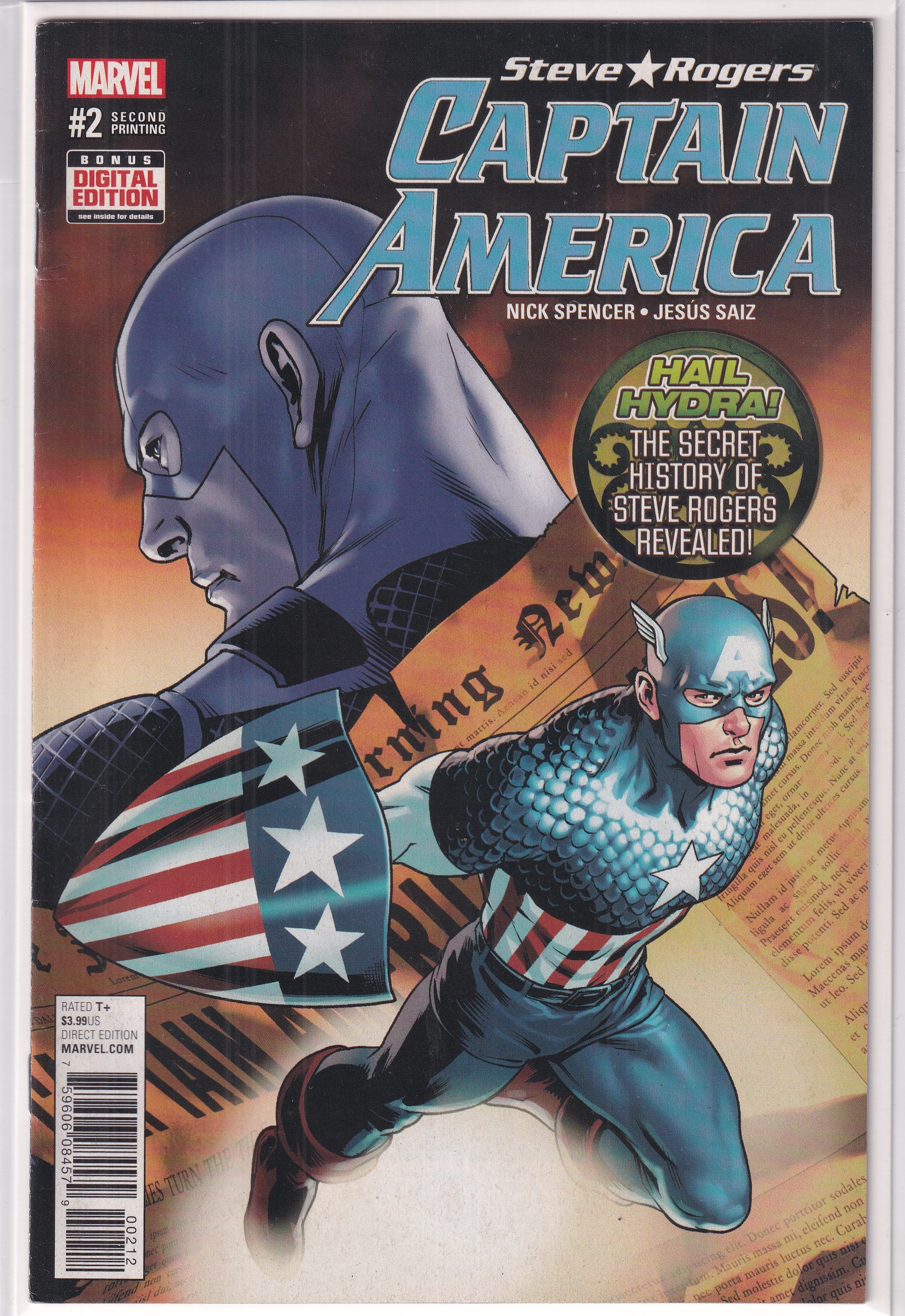 STEVE ROGERS CAPTAIN AMERICA #2 - Slab City Comics 